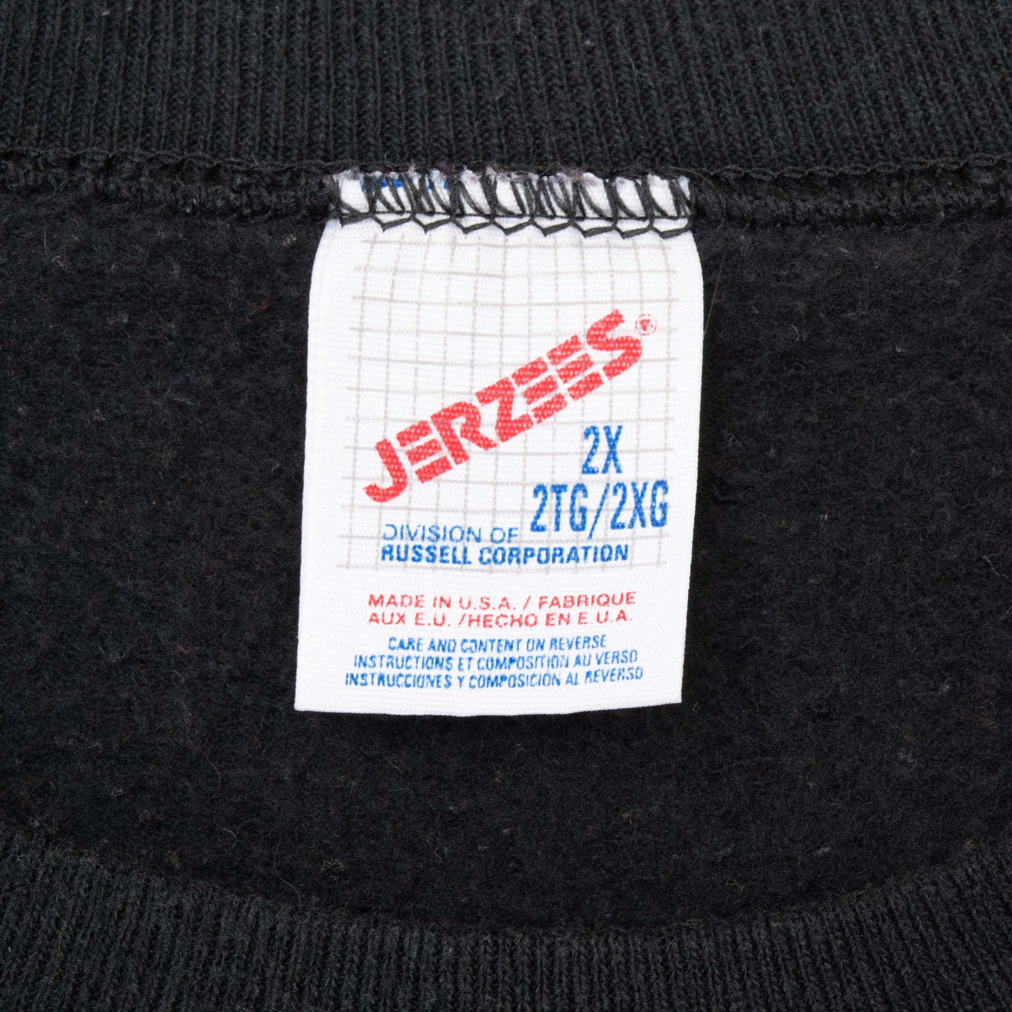 Vintage Russell Athletic Blank Grey Sweatshirt 1980S Size XL Made In Usa