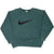 Vintage Nike Big Swoosh Green Sweatshirt 1990S Size Large Made In Usa