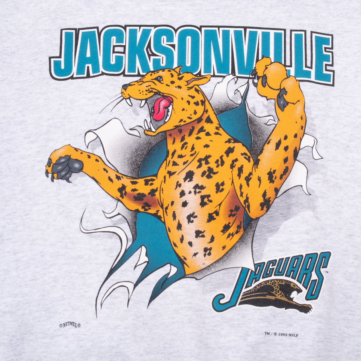 Vintage Nfl Jacksonville Jaguars 1993 Sweatshirt Size Large Made In Usa