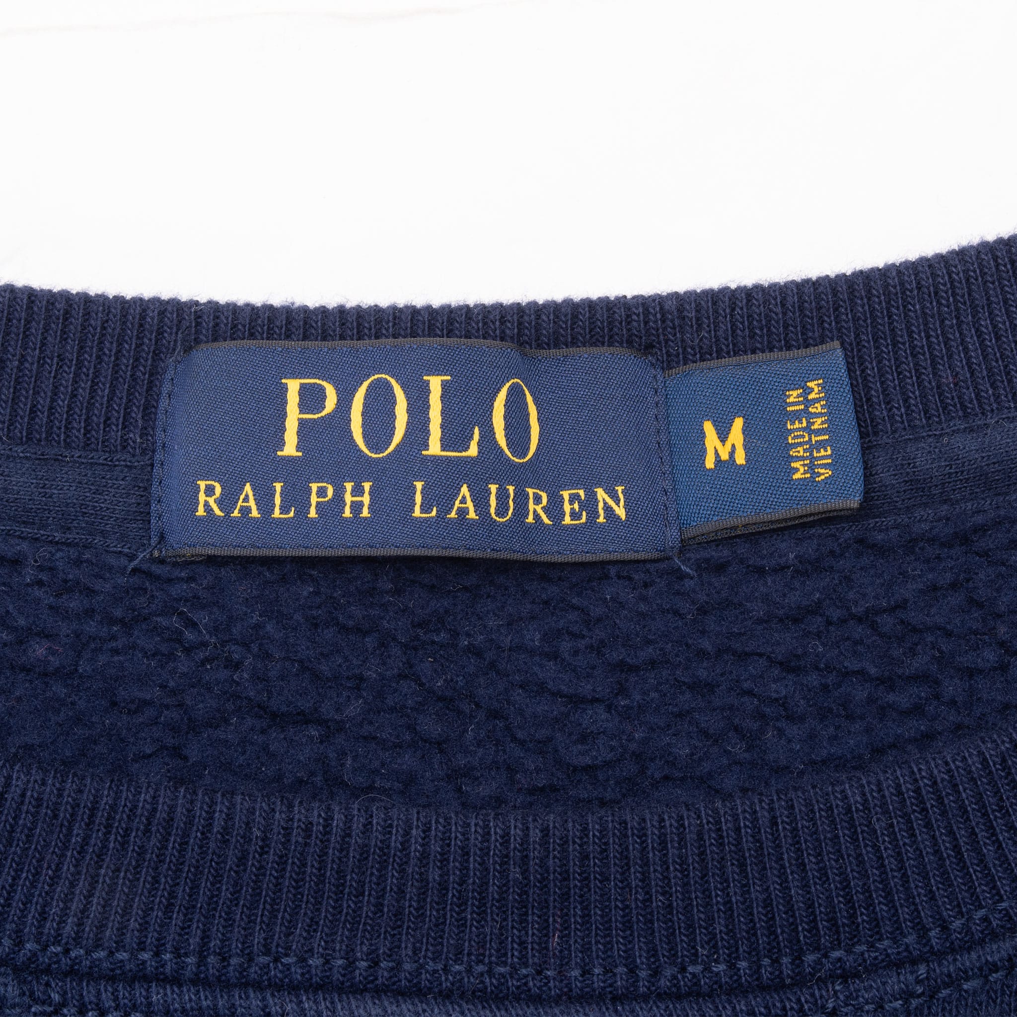 Vintage Ralph Lauren Navy Blue Crewneck Sweatshirt Size Medium