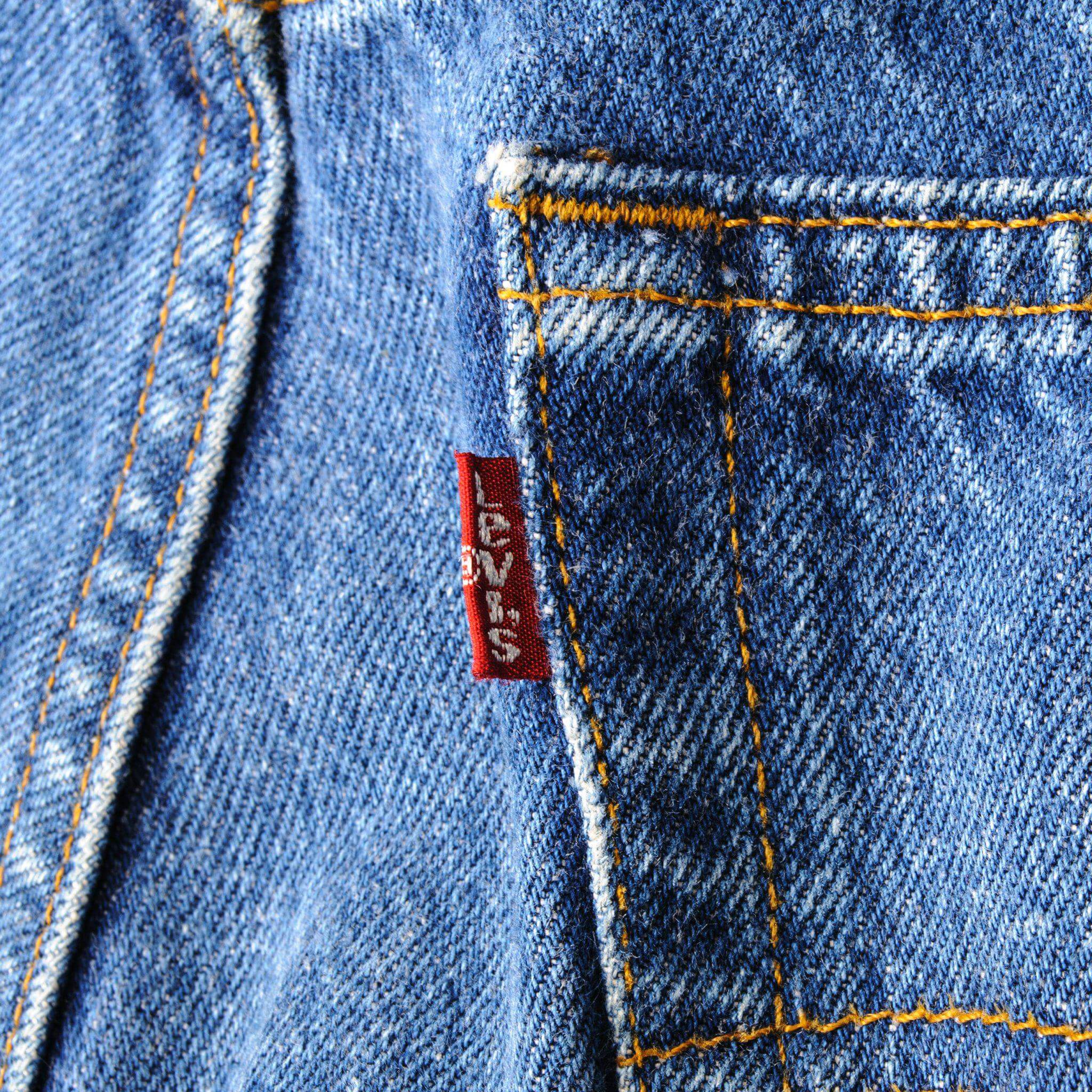 VINTAGE LEVIS 501 JEANS 1988-1993 INDIGO SIZE W32 L31 MADE IN USA