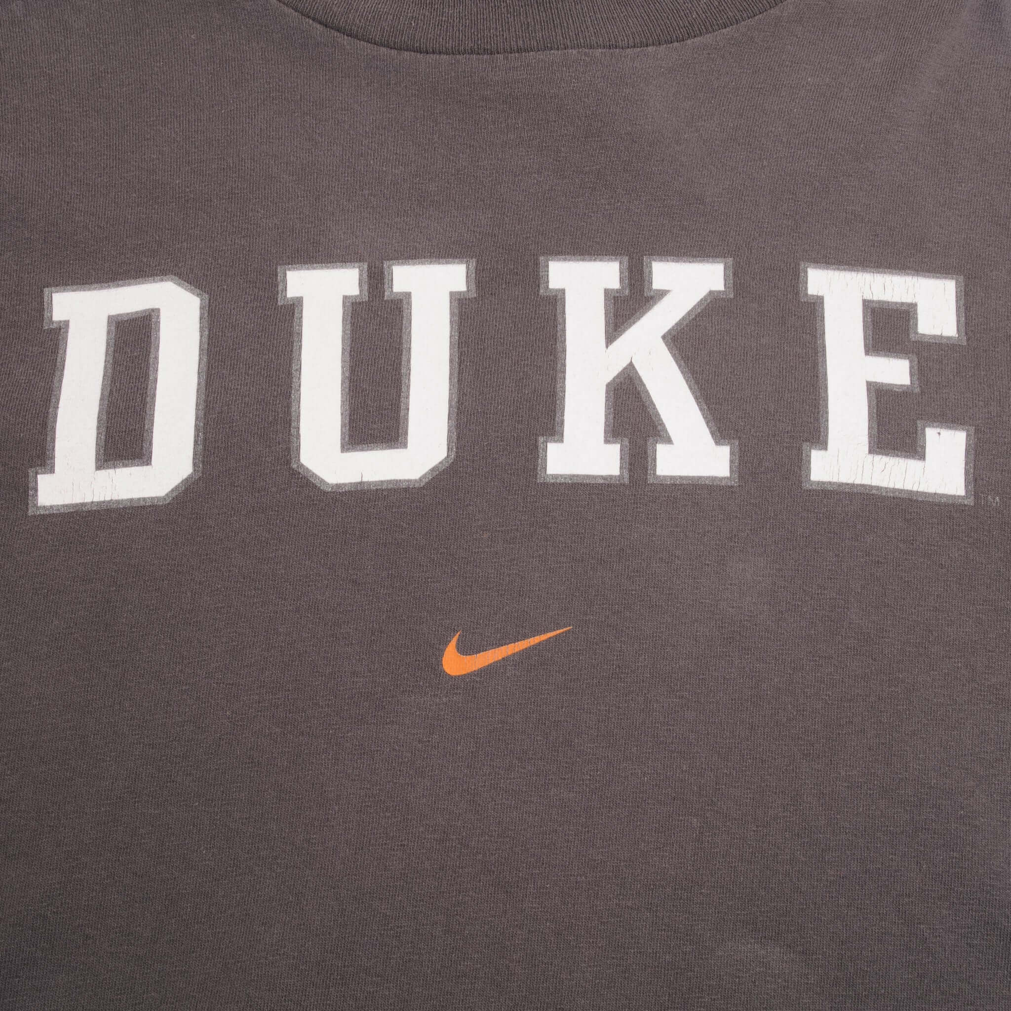 Vintage Nike Center Swoosh Ncaa Duke University Sleeve Tee Shirt 1990S Size XL