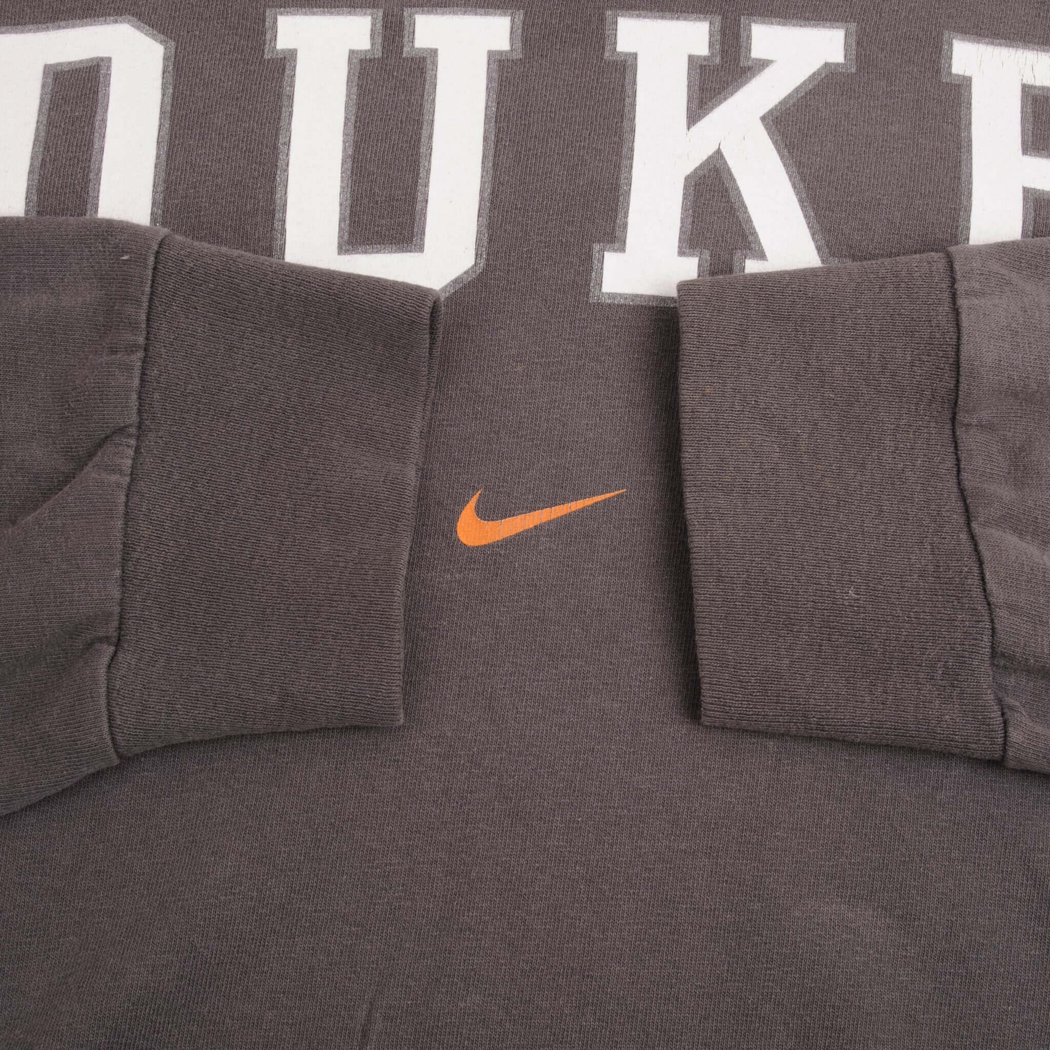 Vintage Nike Center Swoosh Ncaa Duke University Sleeve Tee Shirt 1990S Size XL