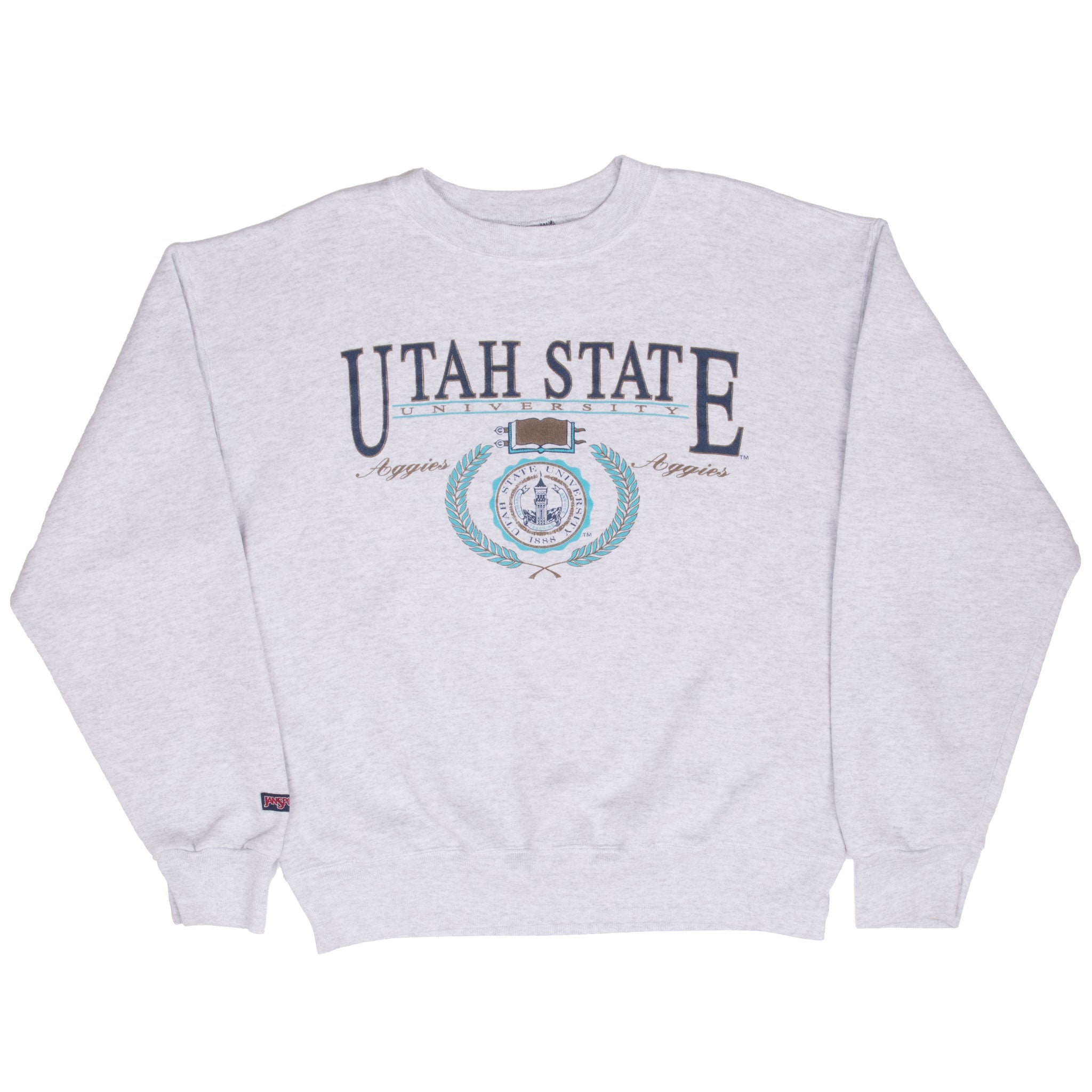 Vintage Ncaa Utah State Aggies 1990S Jansport Sweatshirt Size Large Made In Usa