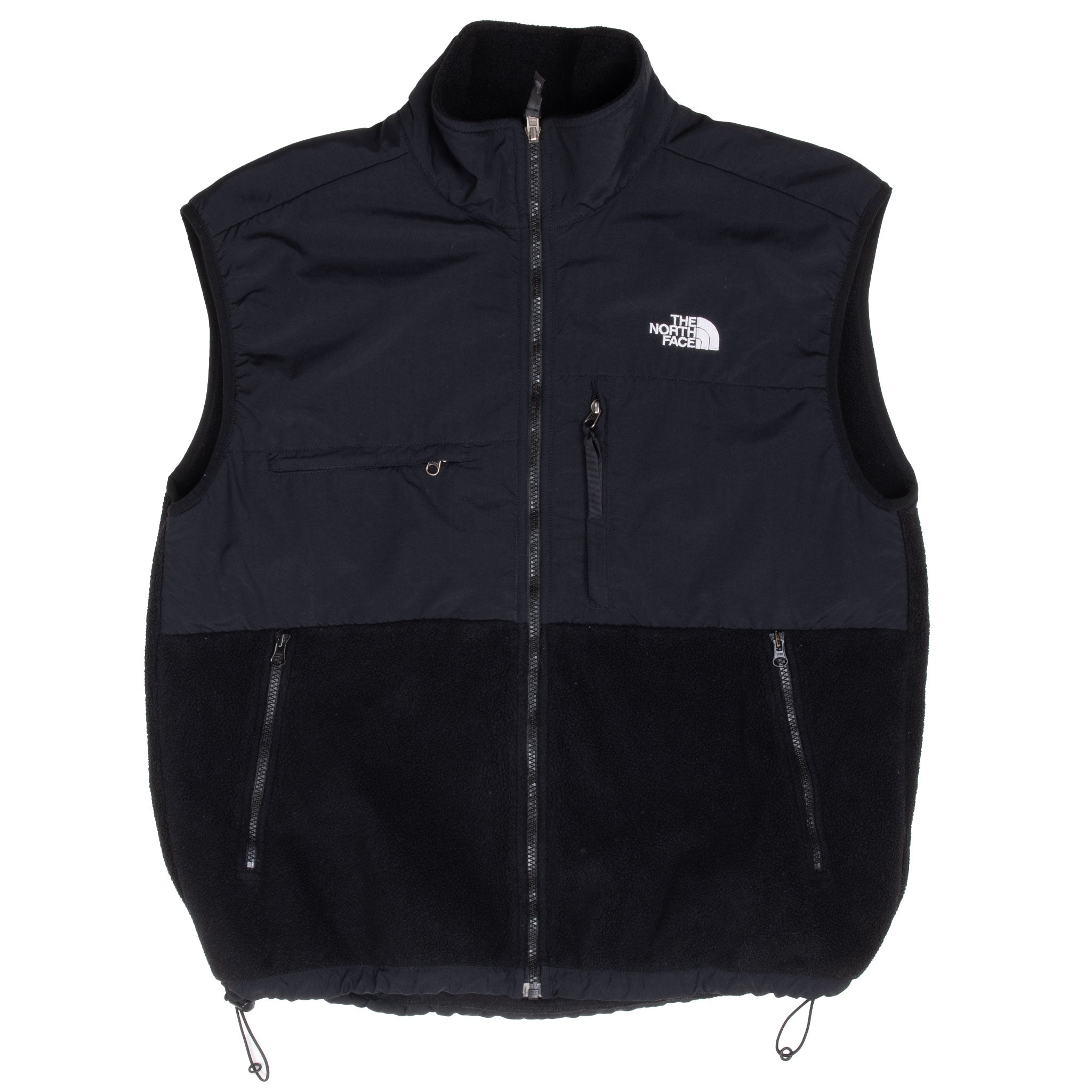 VINTAGE THE NORTH FACE DENALI BLACK FLEECE VEST JACKET LARGE