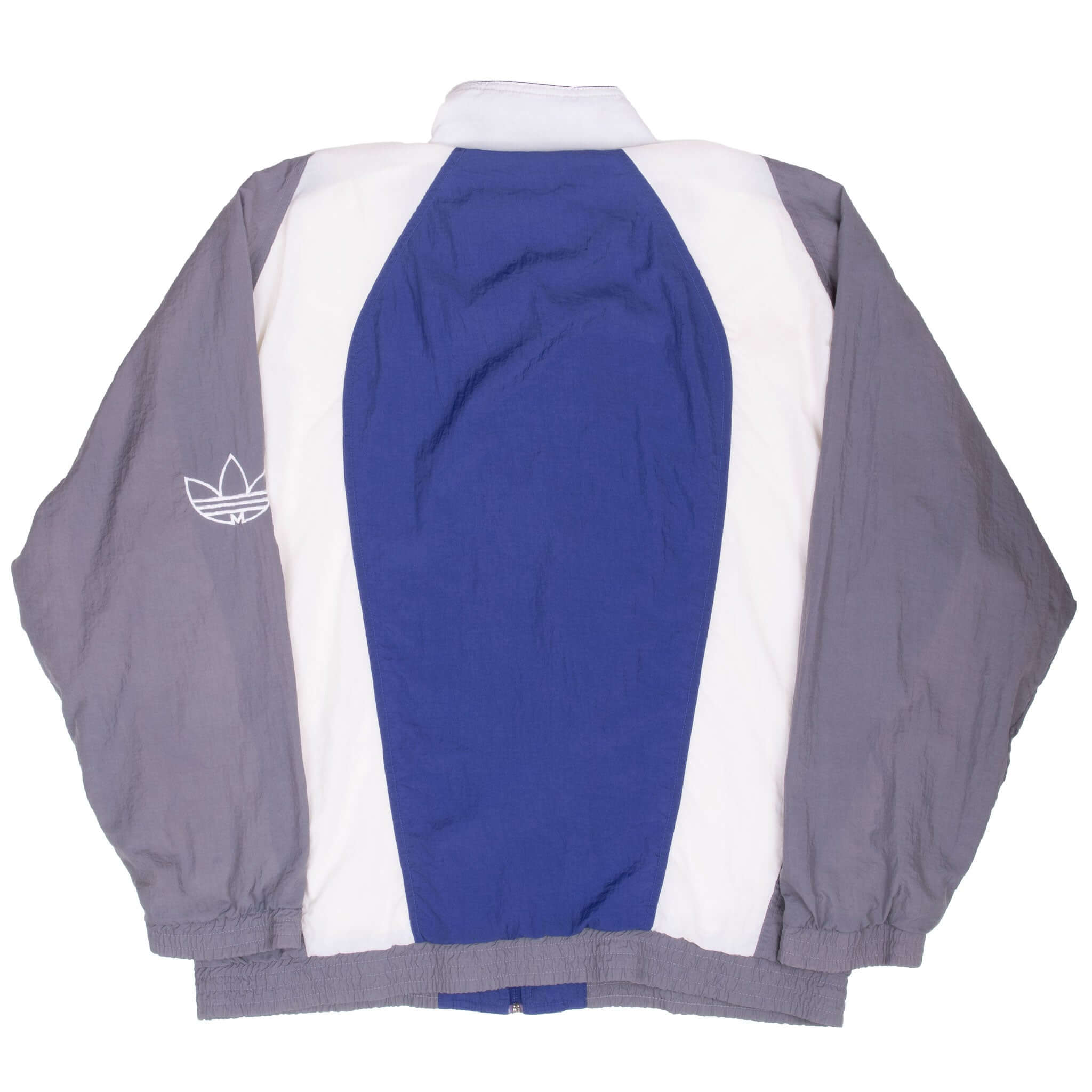 Vintage Adidas Grey Windbreaker Jacket 1990S Size Large