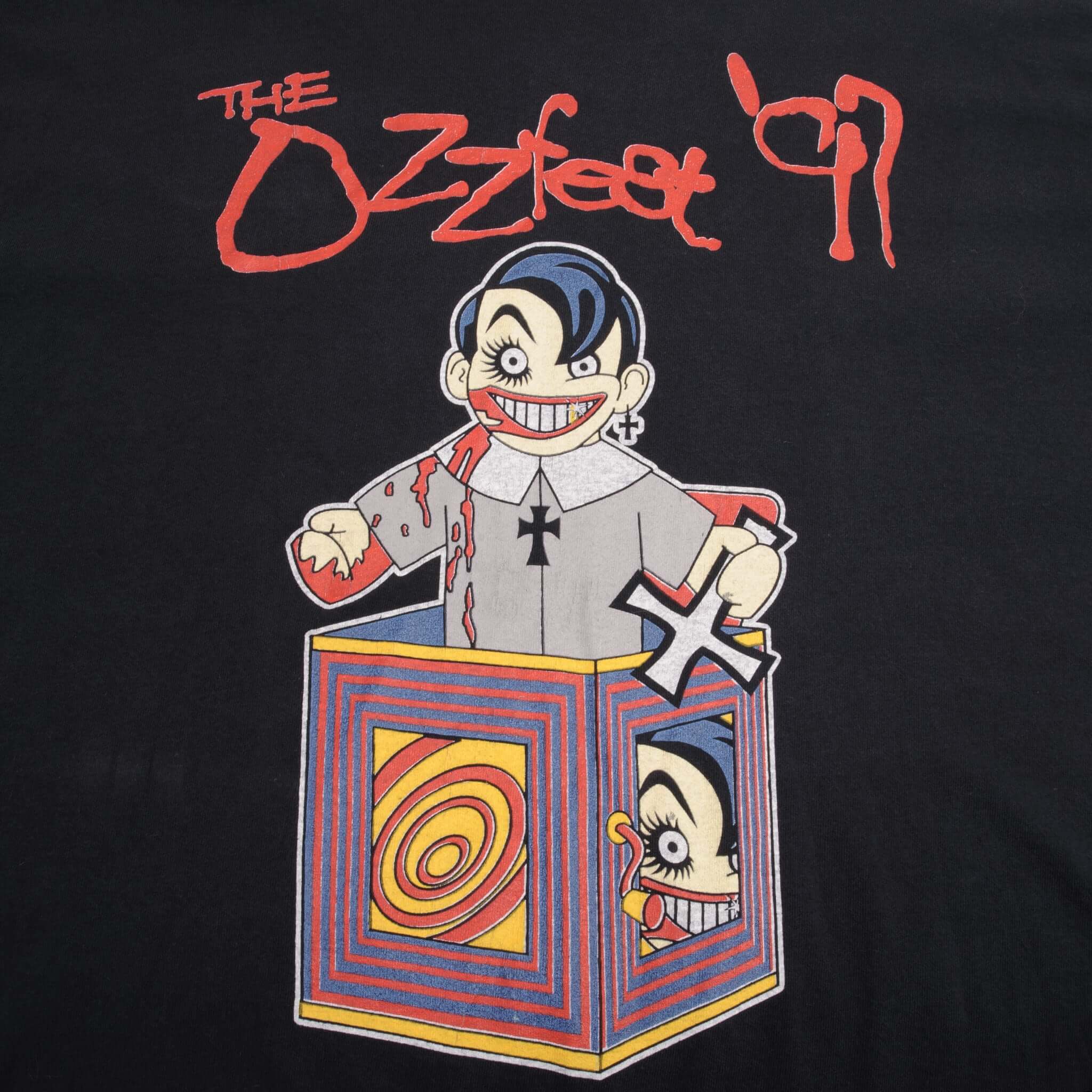 Vintage Ozzfest Ozzy Osbourne Black Sabbath Marilyn Monson 1997 Tee Shirt Size Large