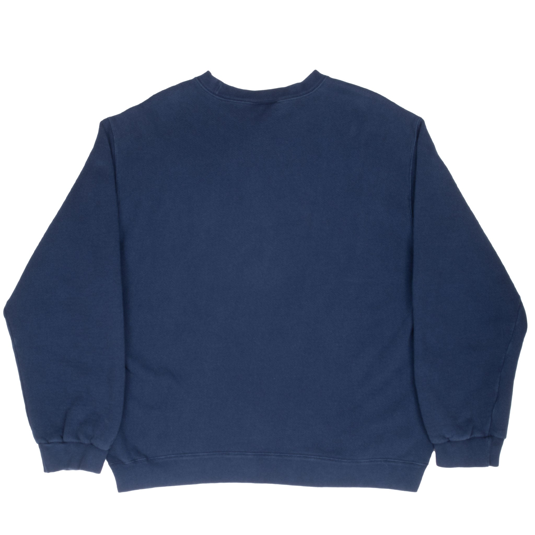 Vintage Nike Classic Swoosh Navy Blue Sweatshirt 1990S Size Large