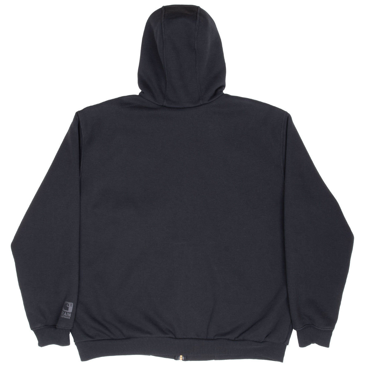 Vintage Carhartt Rain Defender Heavyweight Full Zip Black Hoodie Sweatshirt Size Large