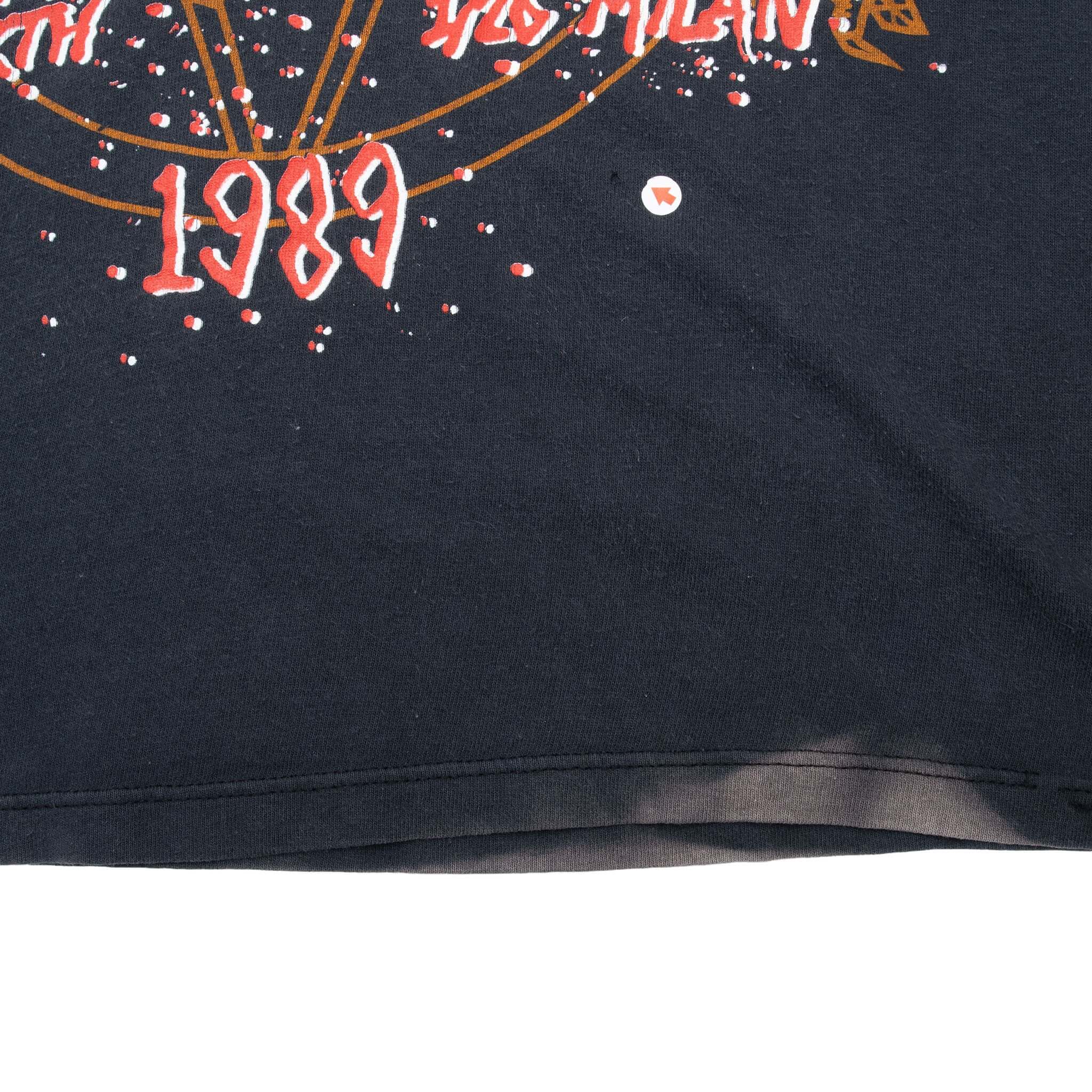 VINTAGE SLAYER WORLD SACRIFICE TOUR 1989 TEE SHIRT SMALL MADE IN USA