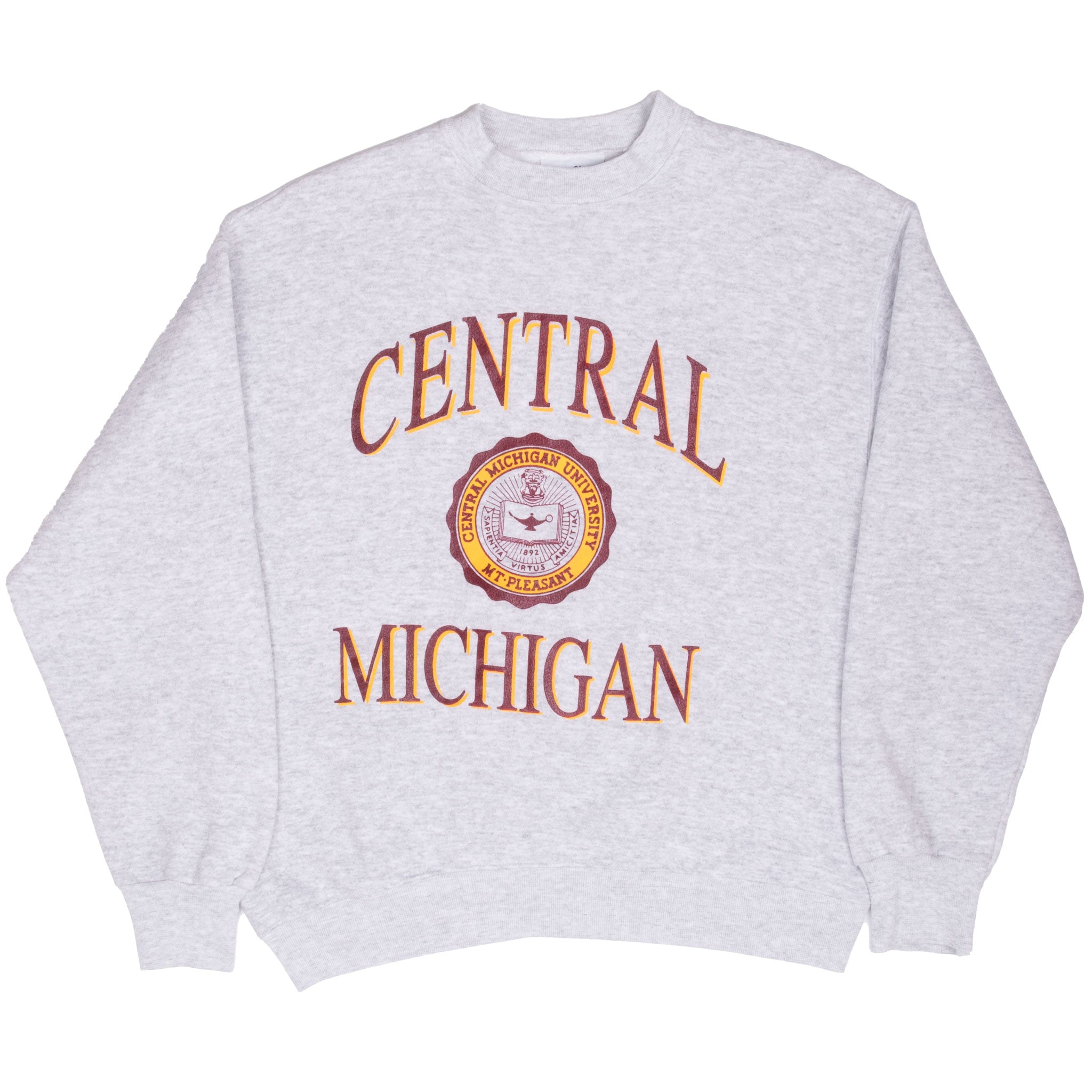 Vintage Ncaa Central Michigan University 1990S Sweatshirt Size Large Made In Usa