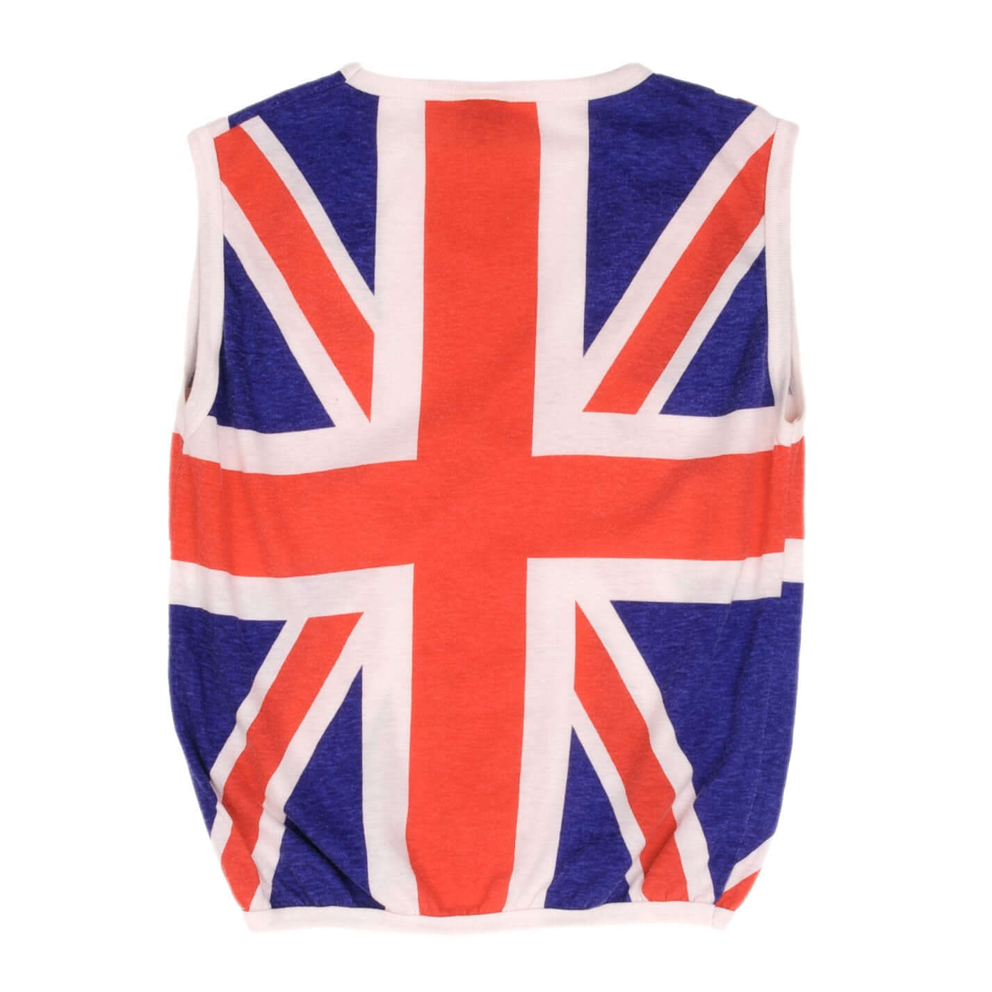 Vintage Def Leppard Union Jack Tank Top Tee Shirt 1980S Size Small Made In Usa