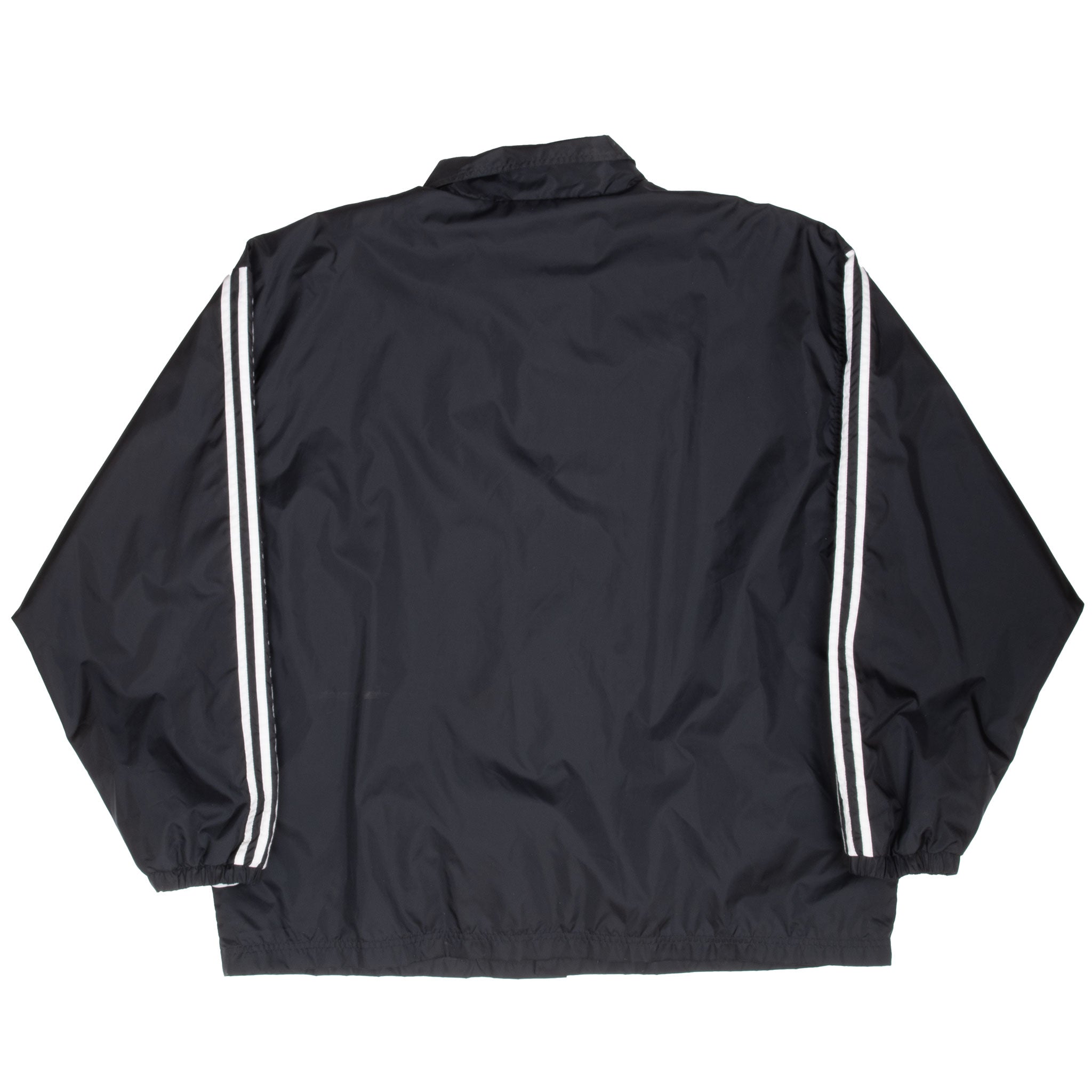 Vintage Adidas Black Windbreaker Jacket 1990S Size XL