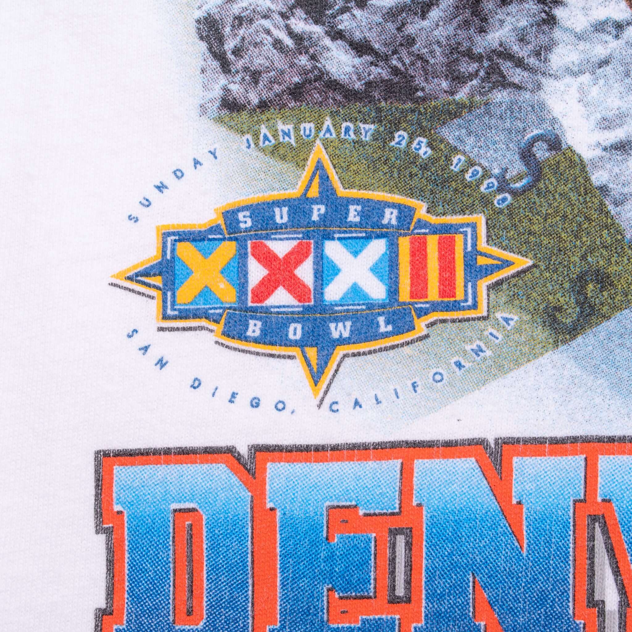 Vintage Nfl Denver Broncos AFC Champions 1997 Tee Shirt Size XL Made In USA