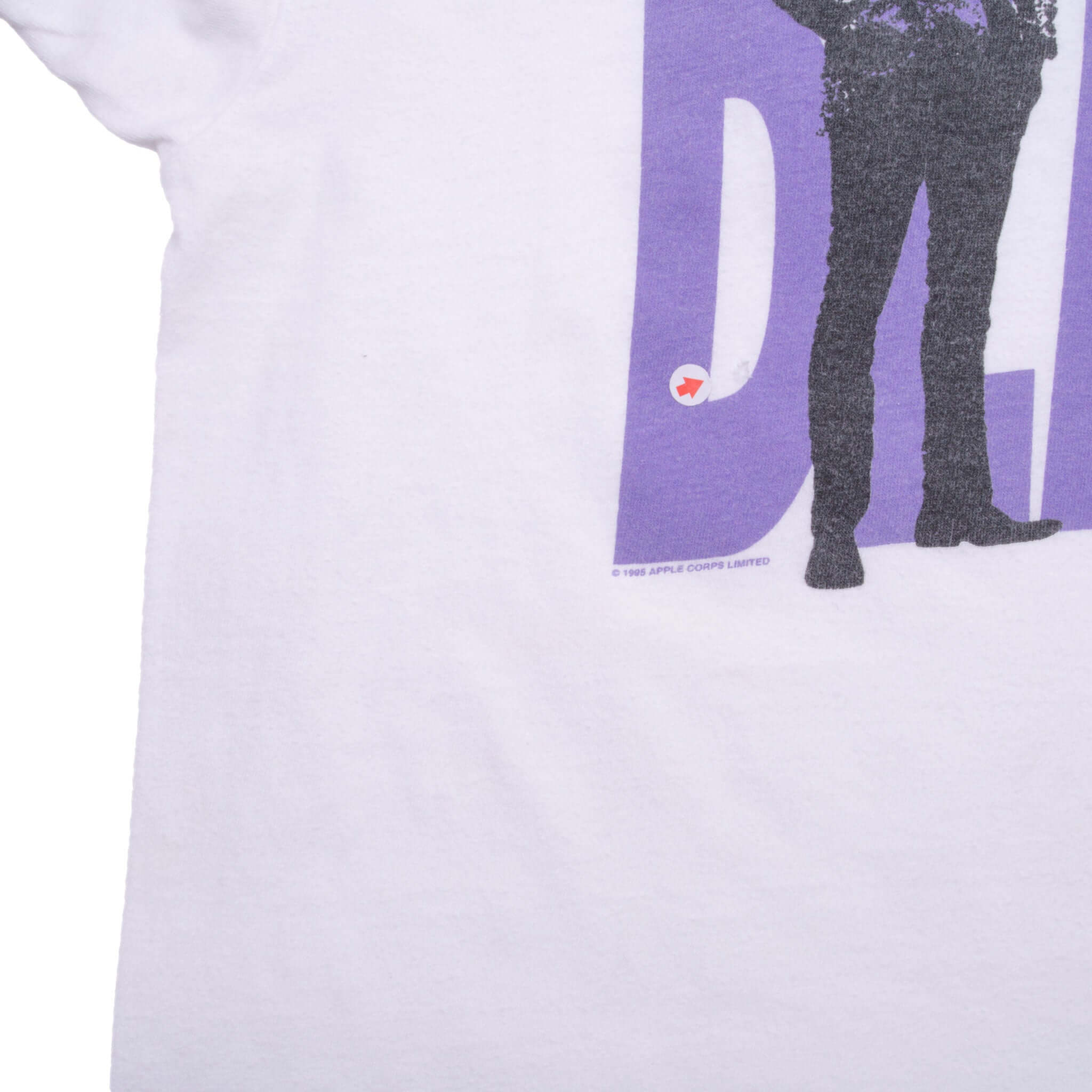 VINTAGE THE BEATLES 1995 WHITE TEE SHIRT XL MADE IN USA