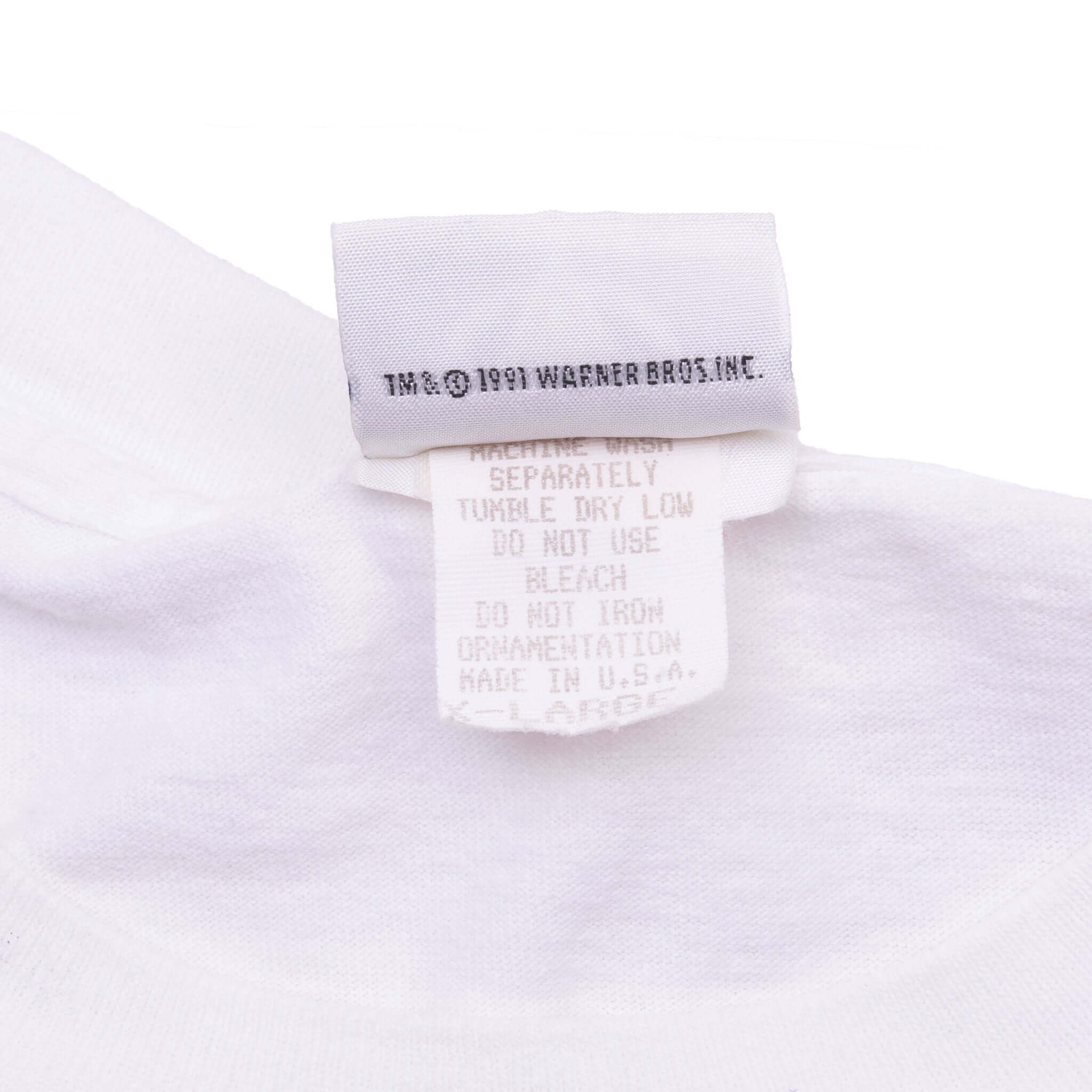 Vintage Looney Tunes Marvin The Martian Tee Shirt 1991 Size Large Made In Usa