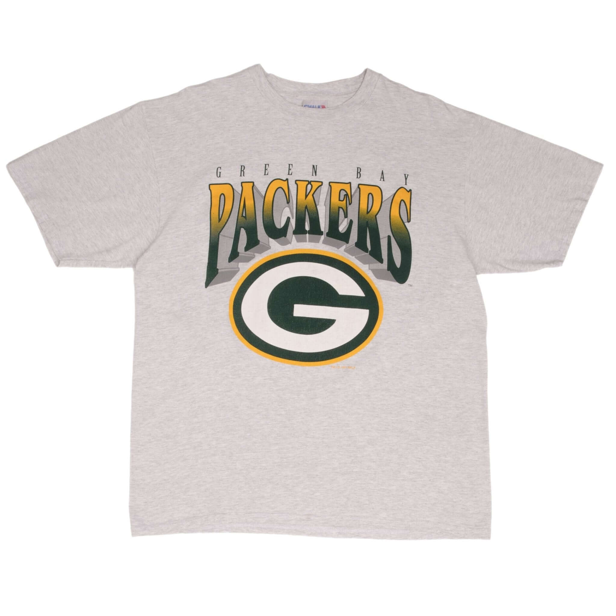 Vintage NFL Green Bay Packers 1997 Gray Tee Shirt Size XL
