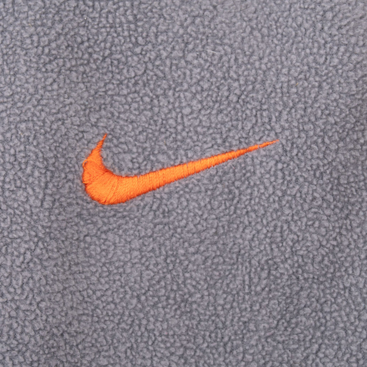 Vintage Nike Classic Swoosh Grey Orange Fleece Track Pants 2000S Size XL