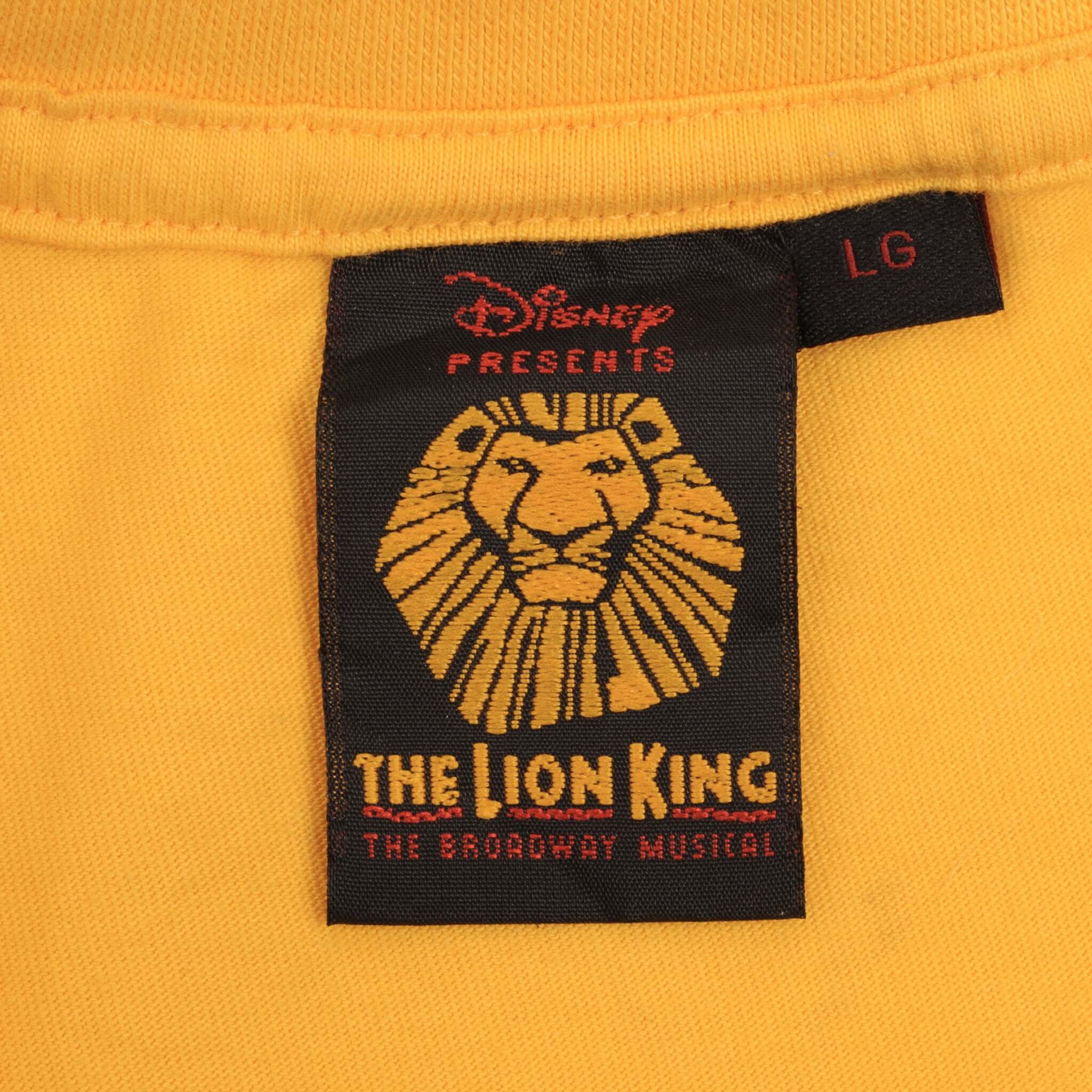 VINTAGE DISNEY THE LION KING ALL OVER PRINT TEE SHIRT 2000S SIZE LARGE