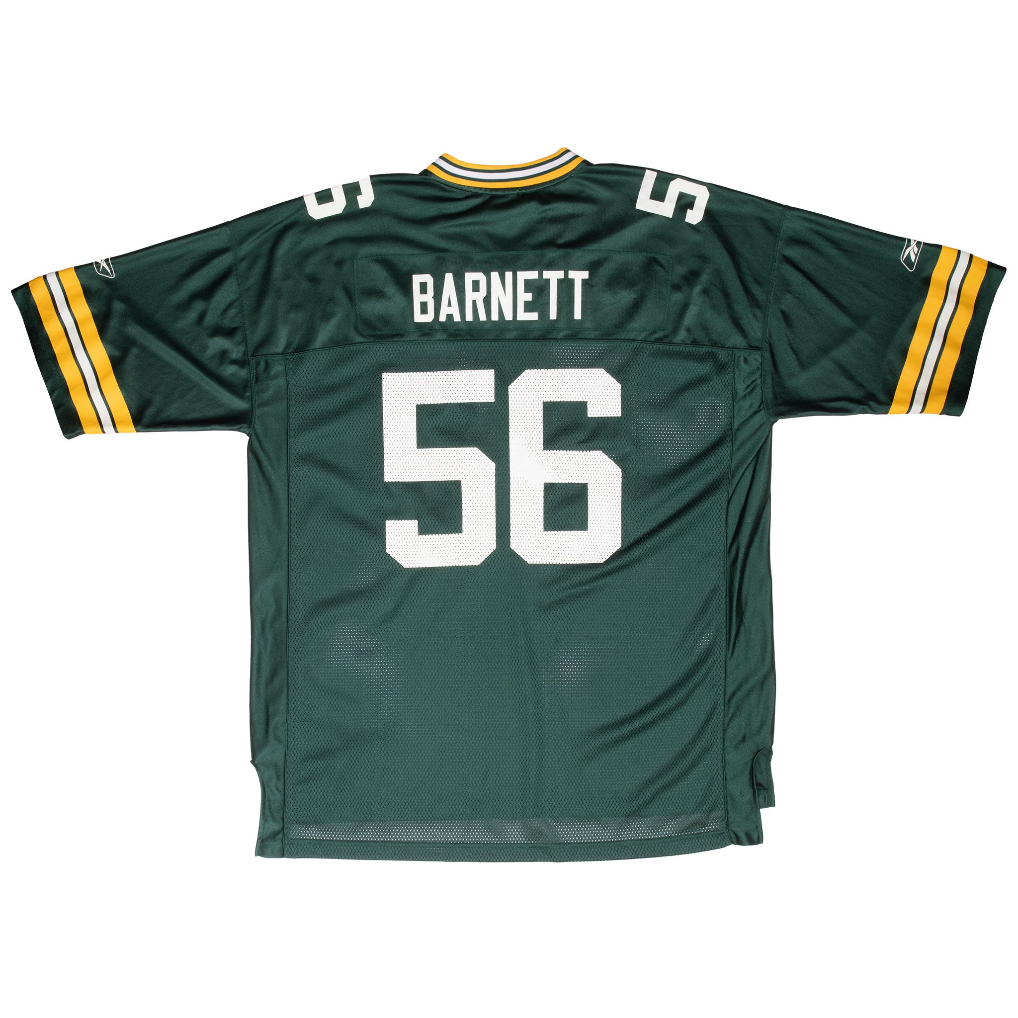 Vintage Nfl Green Bay Packers Barnett #56 Reebok Jersey 2000S Size 2XL