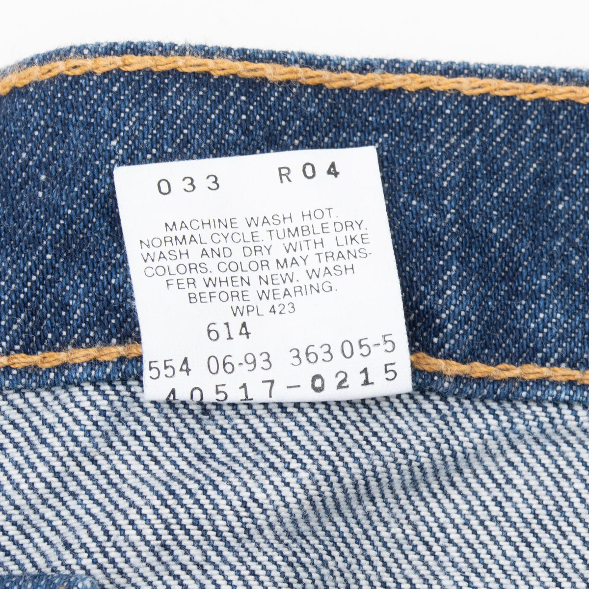 Vintage Levis 517 Orange Tab Indigo Dark Wash Jeans 32X36 Made In Usa Deadstock
Back Button #554