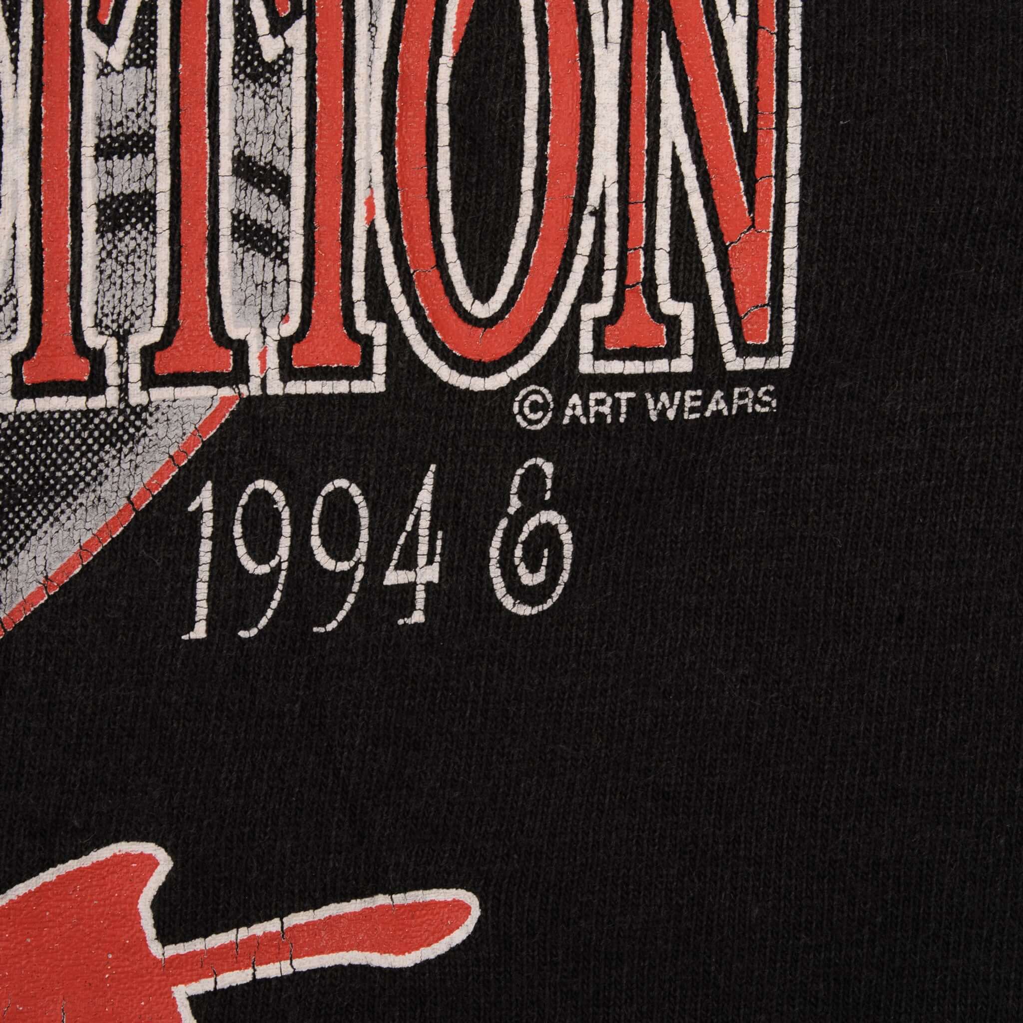 Vintage Ncaa Nebraska Huskers 1994 Tee Shirt Size XL Made In USA With Single Stitch Sleeves