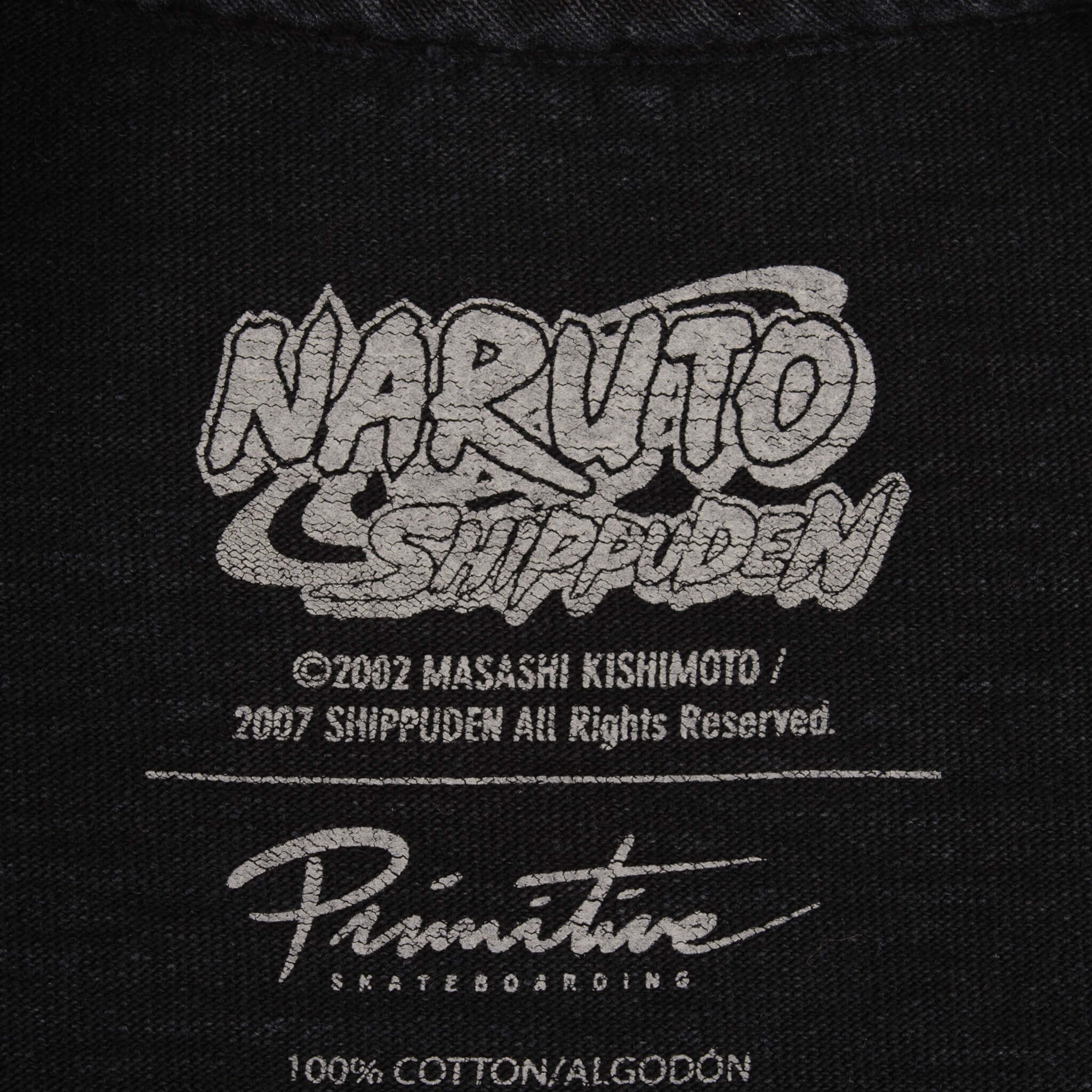 Vintage Primitive Naruto Shippuden 2007 Tee Shirt Size Small