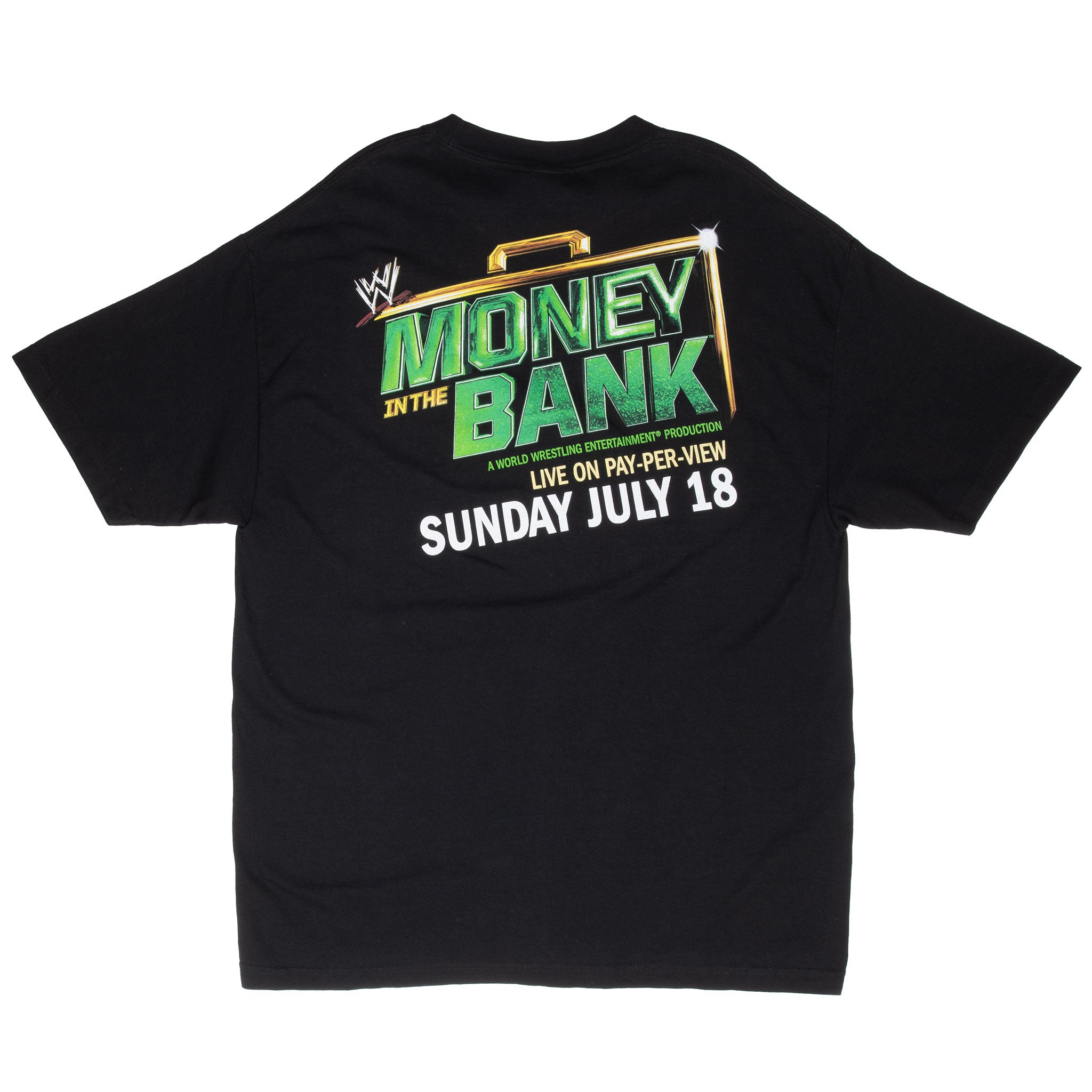 Vintage Wwe Money In The Bank Crew Wrestling Tee Shirt 2008 Size XL