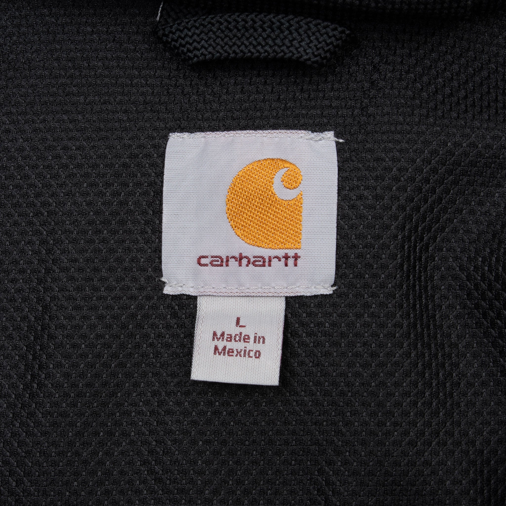 Vintage Carhartt Rain Defender Heavyweight Full Zip Black Hoodie Sweatshirt Size Large