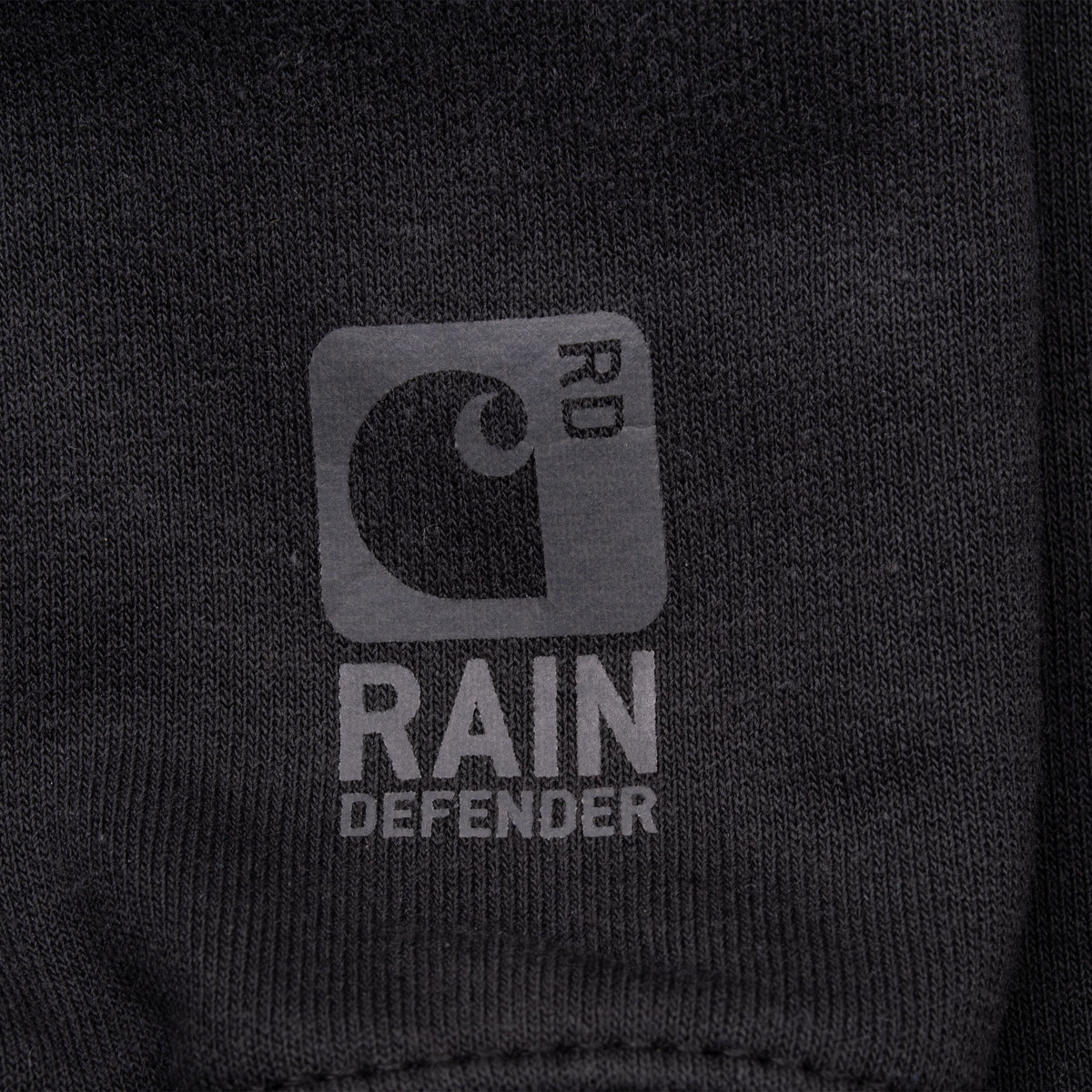 Vintage Carhartt Rain Defender Heavyweight Full Zip Black Hoodie Sweatshirt Size Large