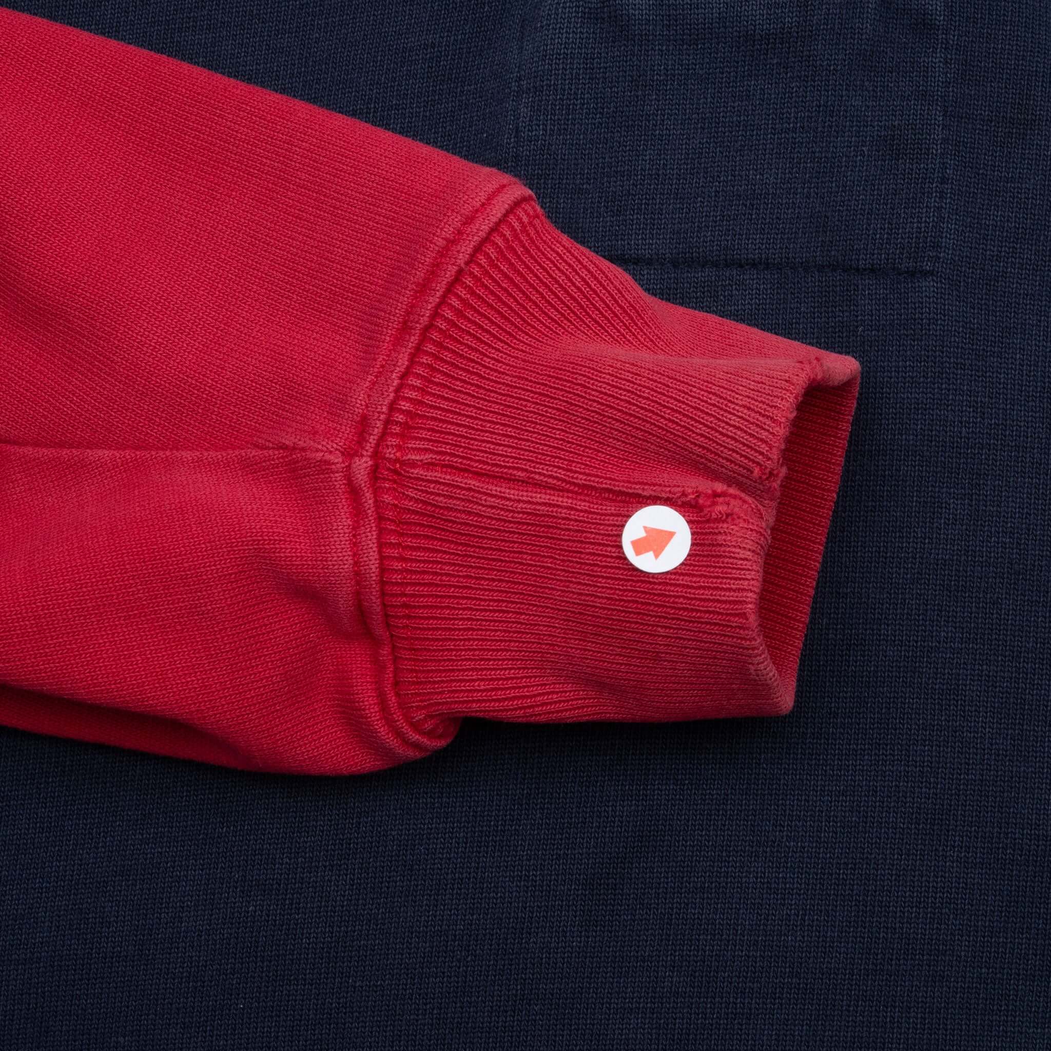 VINTAGE NAUTICA RED & BLUE RUGBY POLO RUGBY 1990S MEDIUM