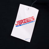 Vintage Jerzees Black Blank Crewneck Sweatshirt 1990 Size Large Made In Usa Deadstock