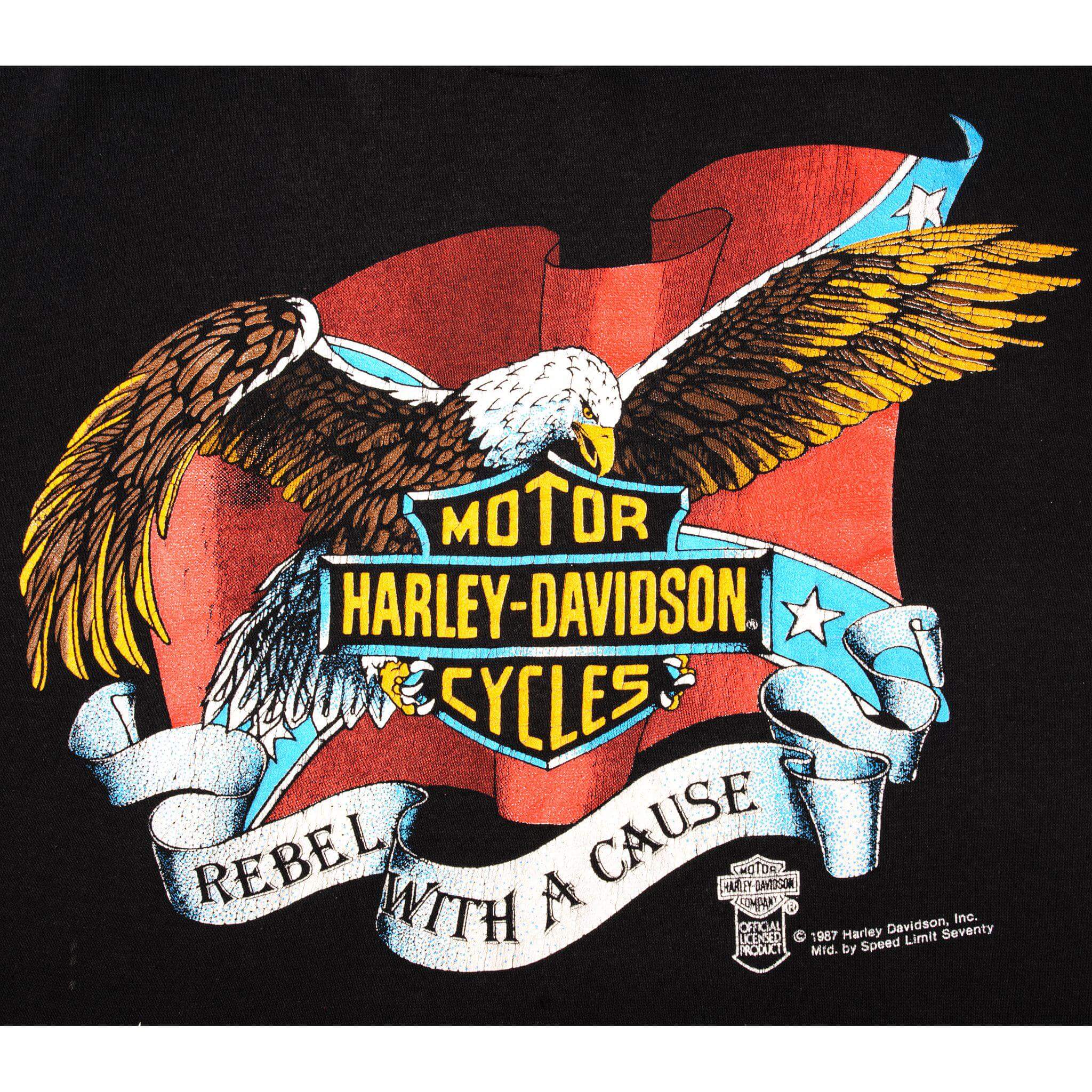 VINTAGE HARLEY DAVIDSON SWEATSHIRT 1987 SIZE LARGE MADE IN USA