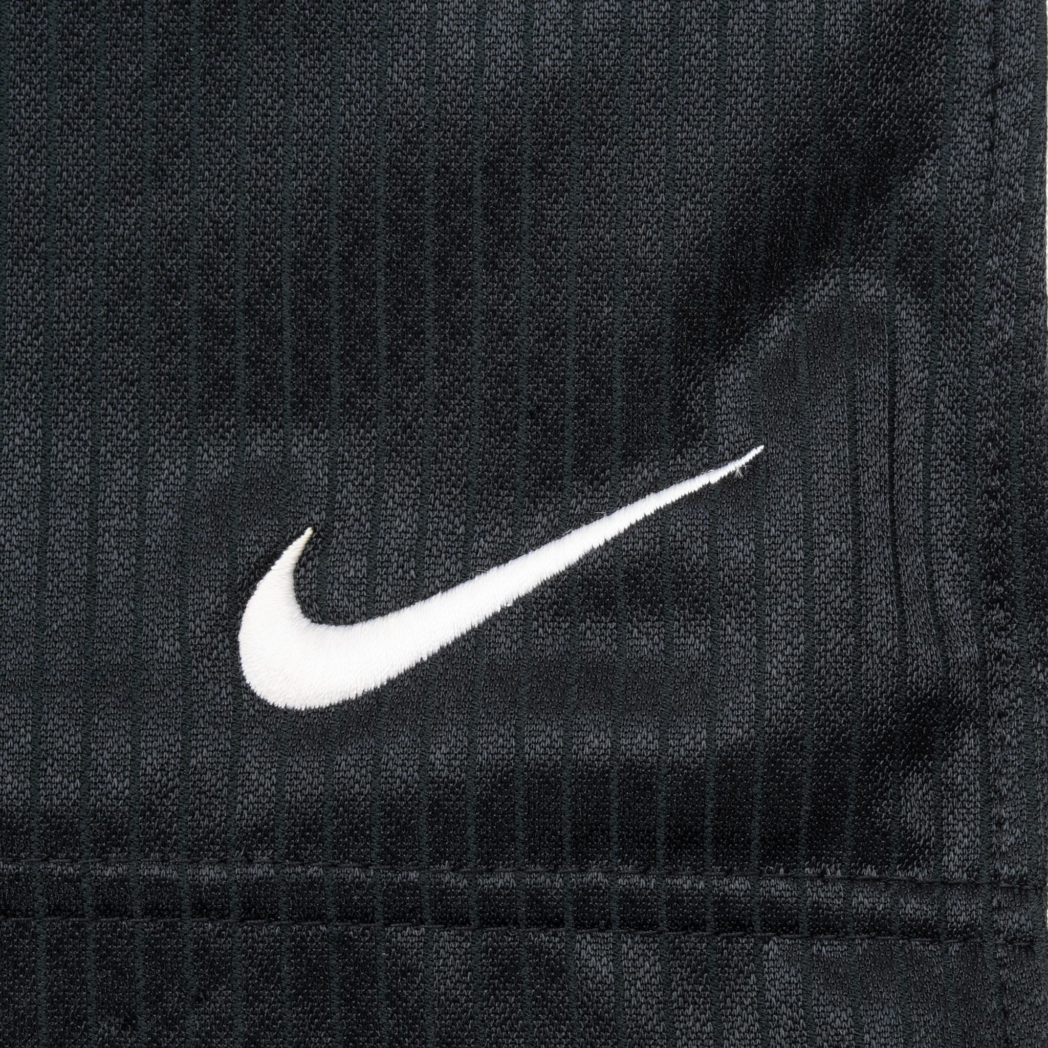 Vintage Nike Swoosh Black And Grey Basketball Shorts 2000S Size Large