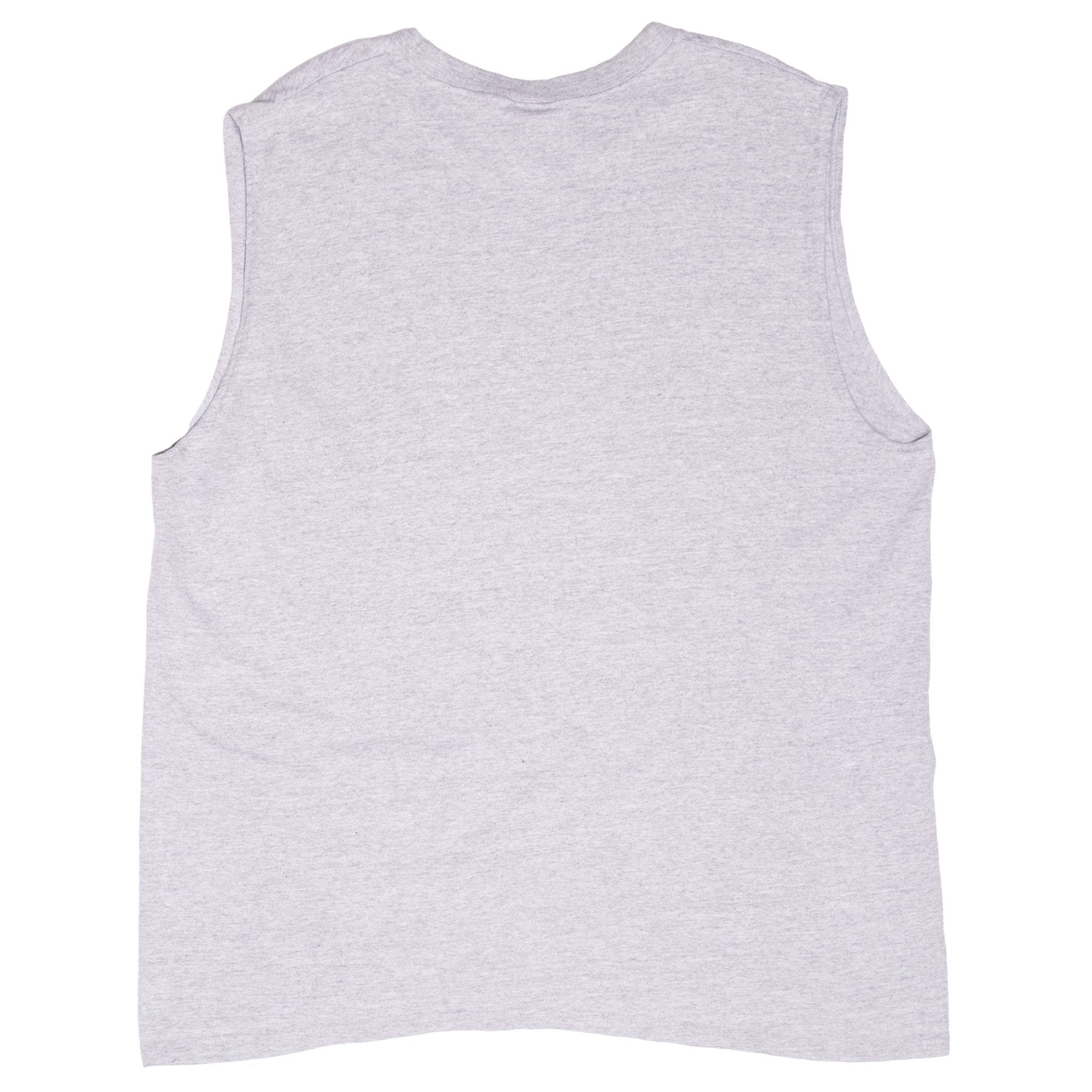 Vintage Nike Basketball Center Swoosh Grey Tank Top Tee Shirt 2000S Size Large