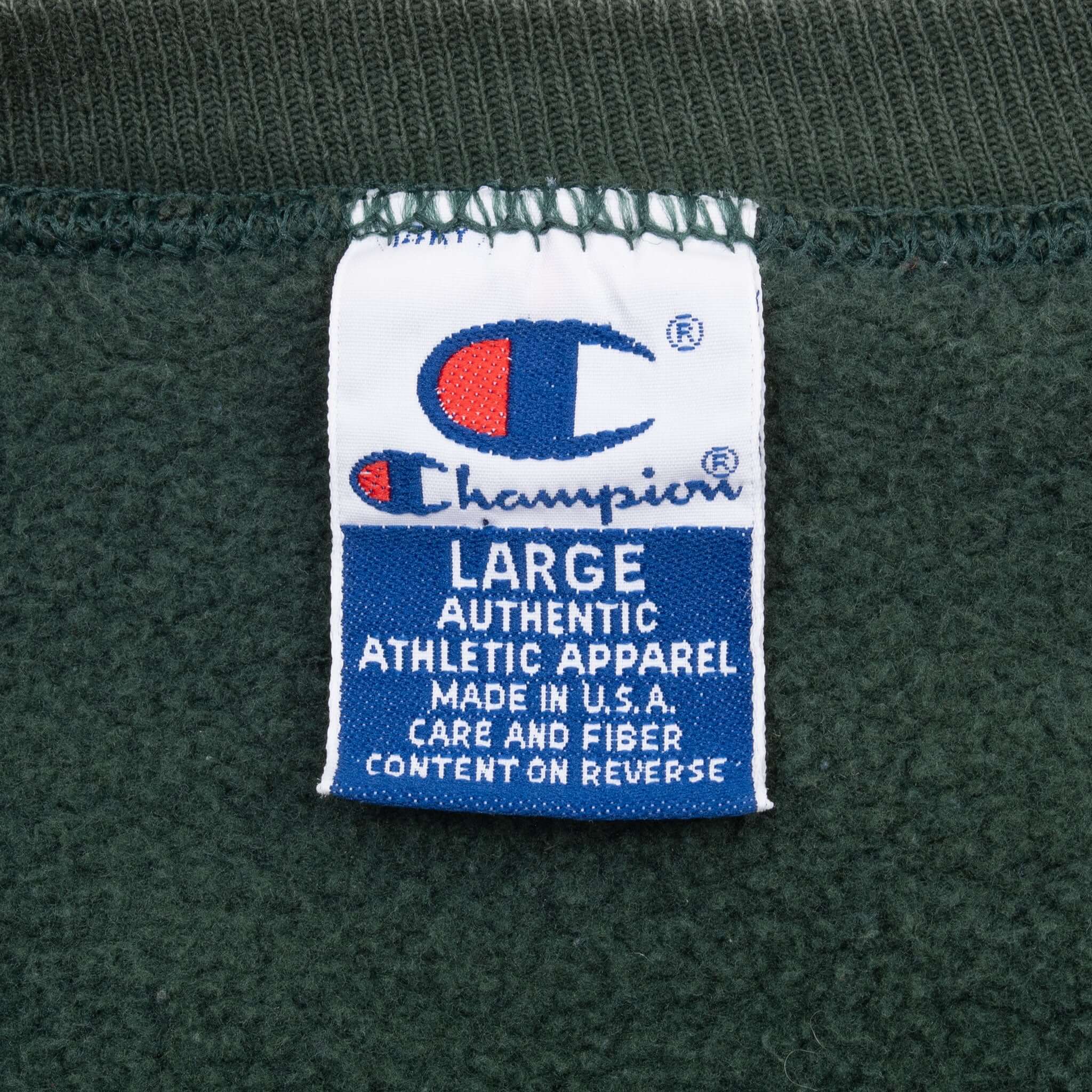 Vintage Atlanta Olympic Games 1996 Green Champion Sweatshirt Size Large Made In Usa