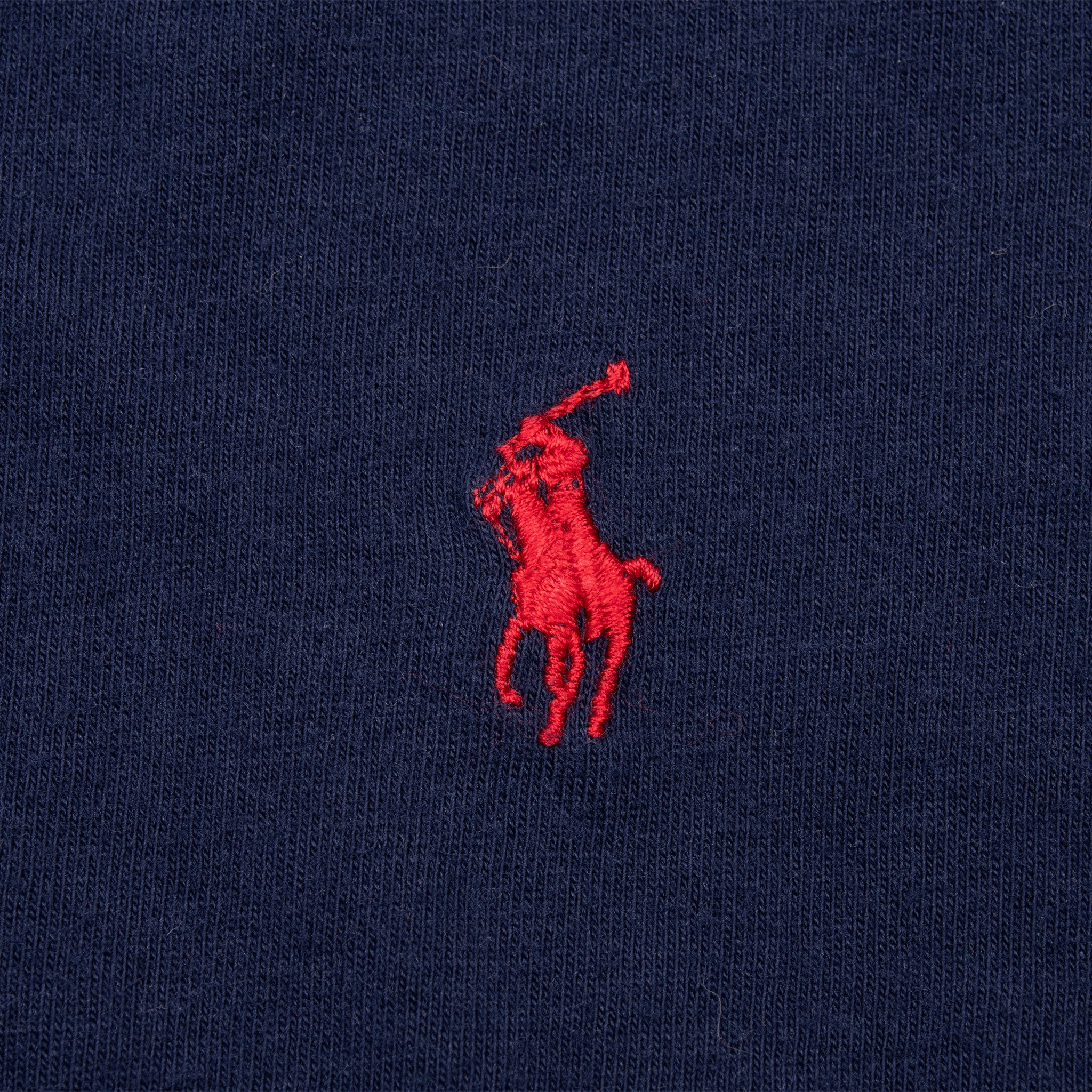 Vintage Ralph Lauren Navy Blue Long Sleeve Tee Shirt 1990S Size 2XL