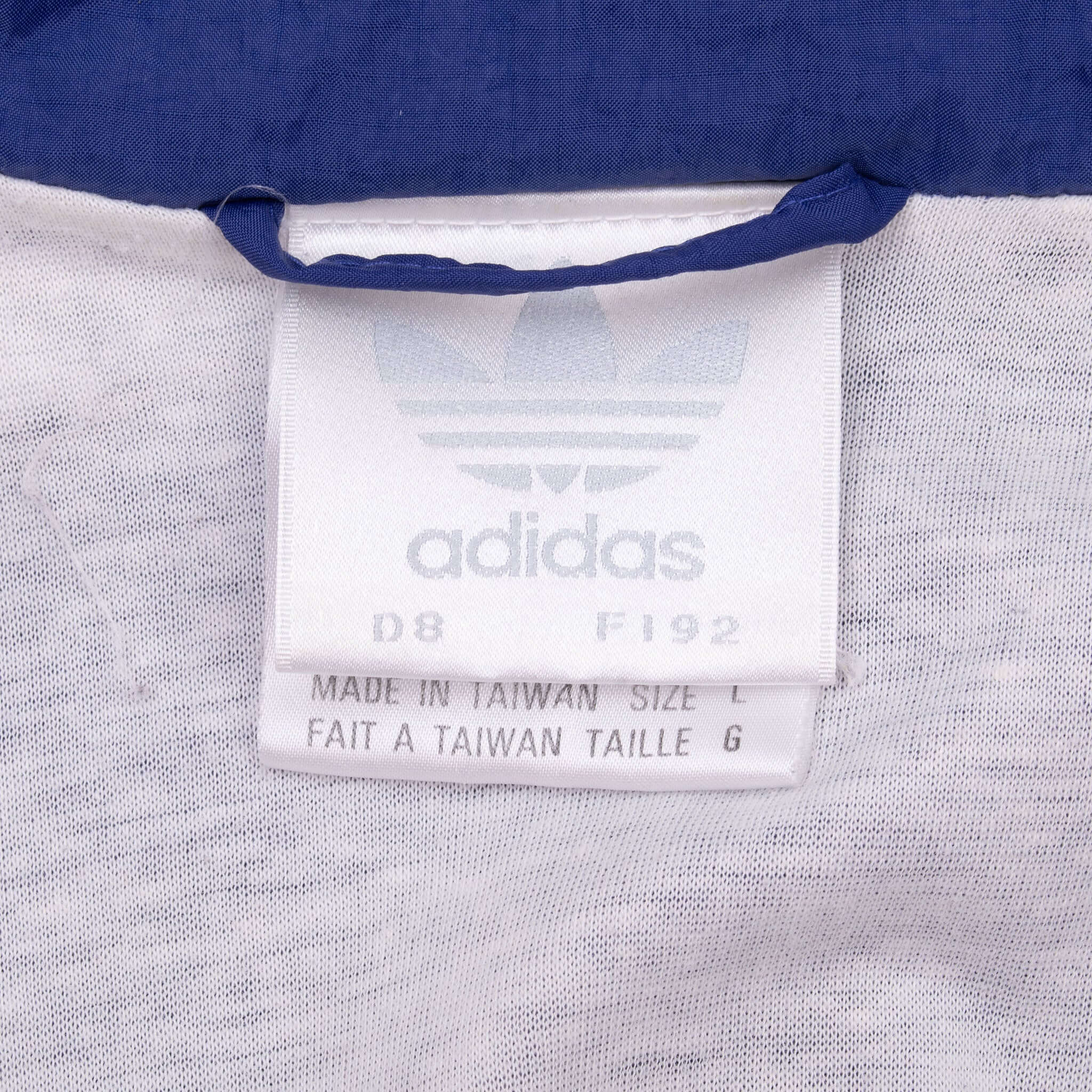 Vintage Adidas Grey Windbreaker Jacket 1990S Size Large