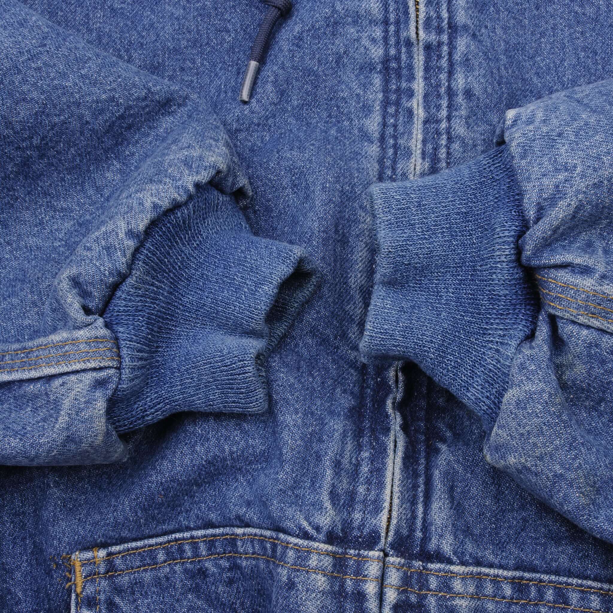 Vintage Carhartt Denim Hooded Jacket J139DST Size XL