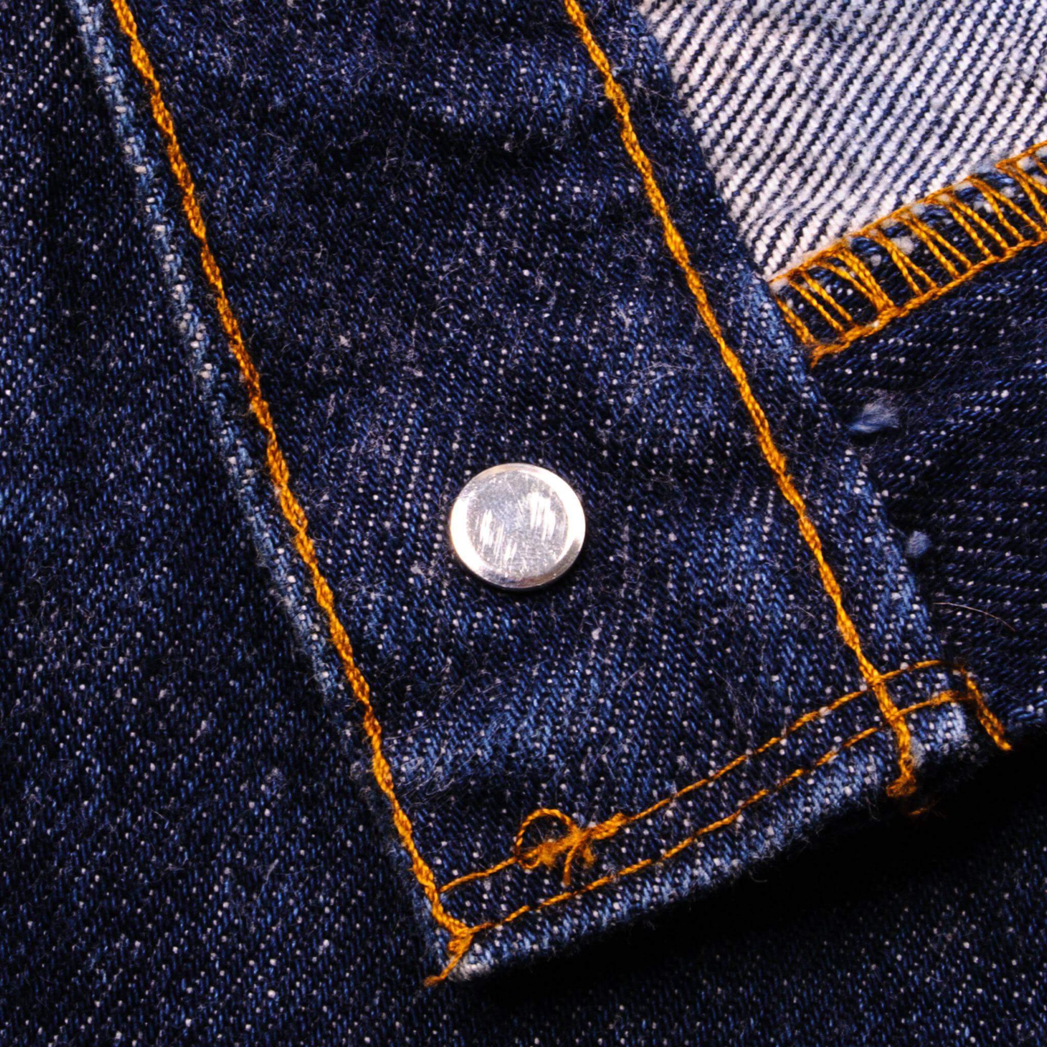 VINTAGE LEVIS 501 JEANS INDIGO EARLY 1980s SIZE W35 L28 MADE IN USA