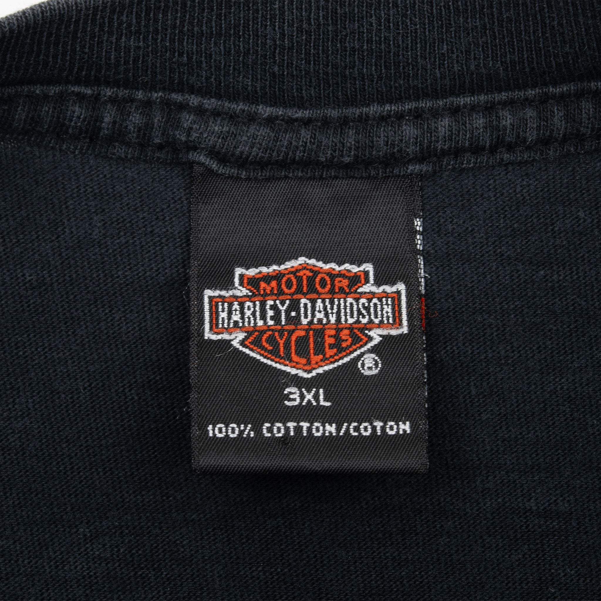 Vintage Harley Davidson Hammond Indiana 1999 Tee Shirt Size 3XL Made In Usa