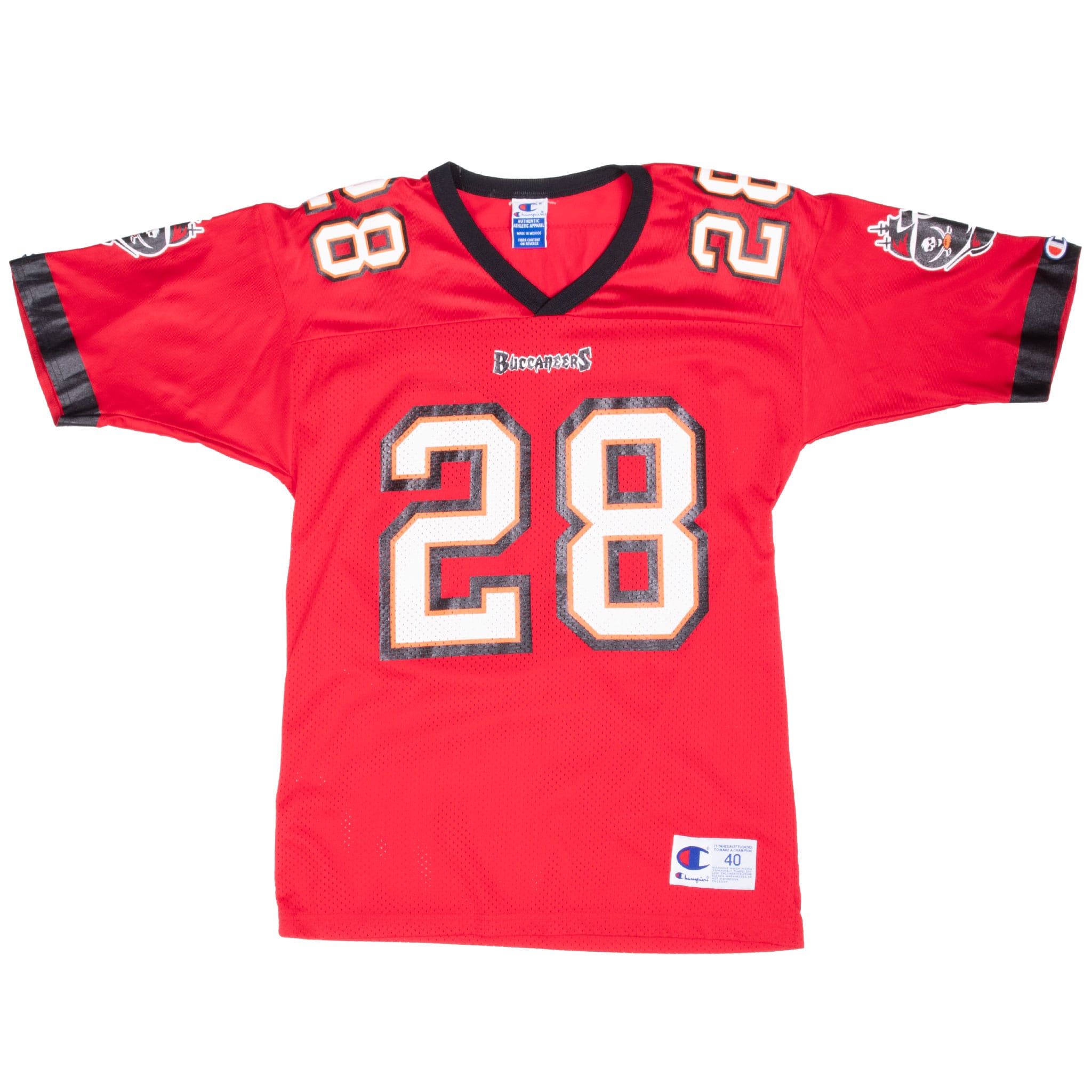 Vintage Nike Nfl Tampa Bay Buccaneers Warrick Dunn #28 Jersey 1990S Size 40