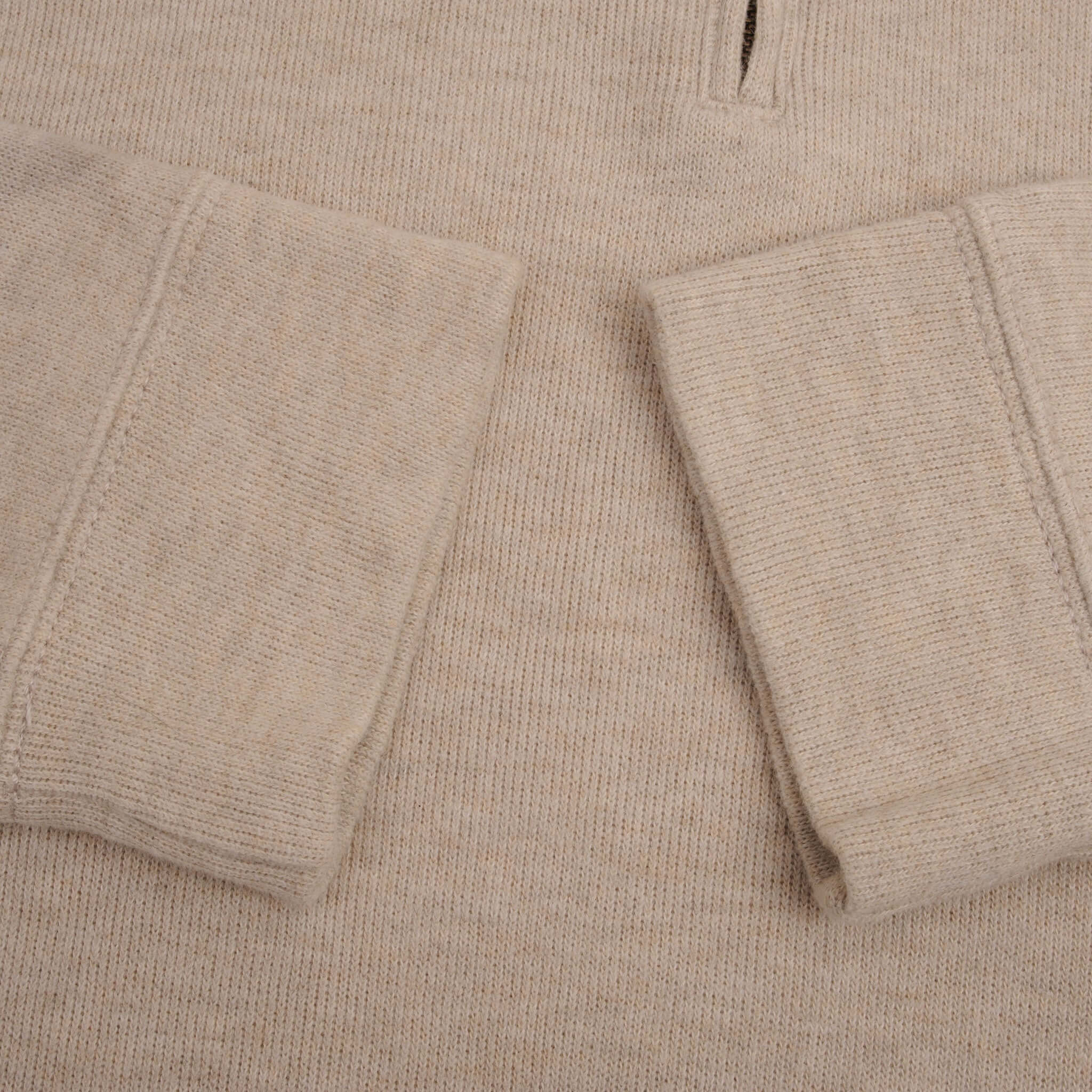 Vintage Polo Ralph Lauren Beige 1990S Quarter 1/4 Zip Sweater Size XL