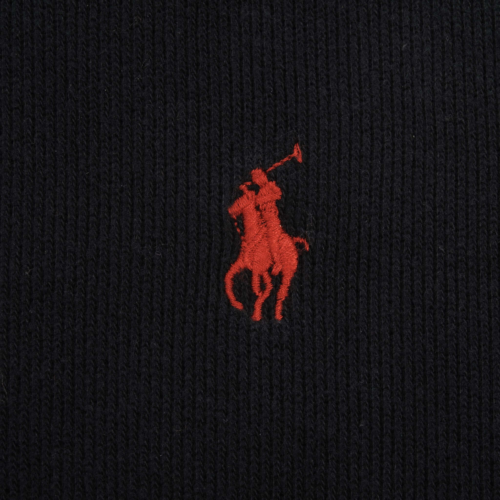 Vintage Polo Ralph Lauren Black Quarter 1/4 Zip Sweater 1990s Size XL