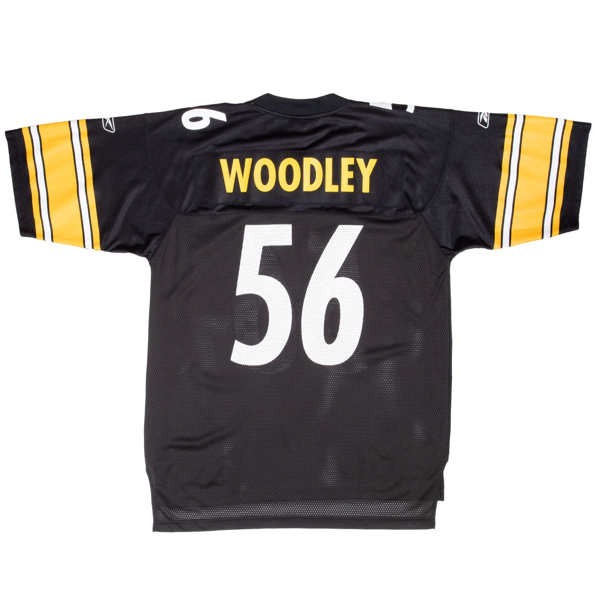 Vintage Nfl Pittsburgh Steelers Woodley #56 Reebok Jersey 2000S Size Large