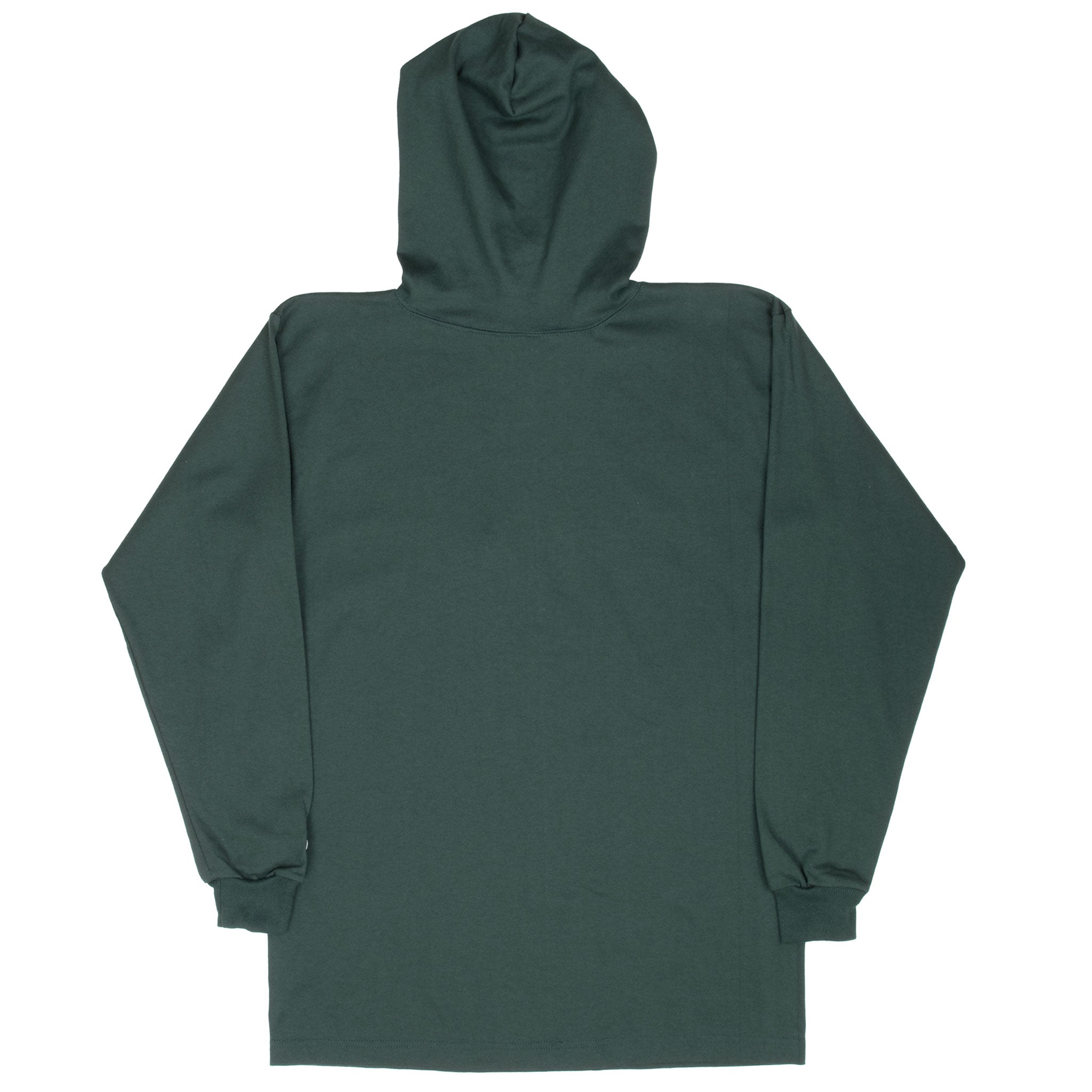 VINTAGE CHAMPION PINE GREEN THIN HOODIE MEDIUM 1990S MADE USA DEADSTOCK