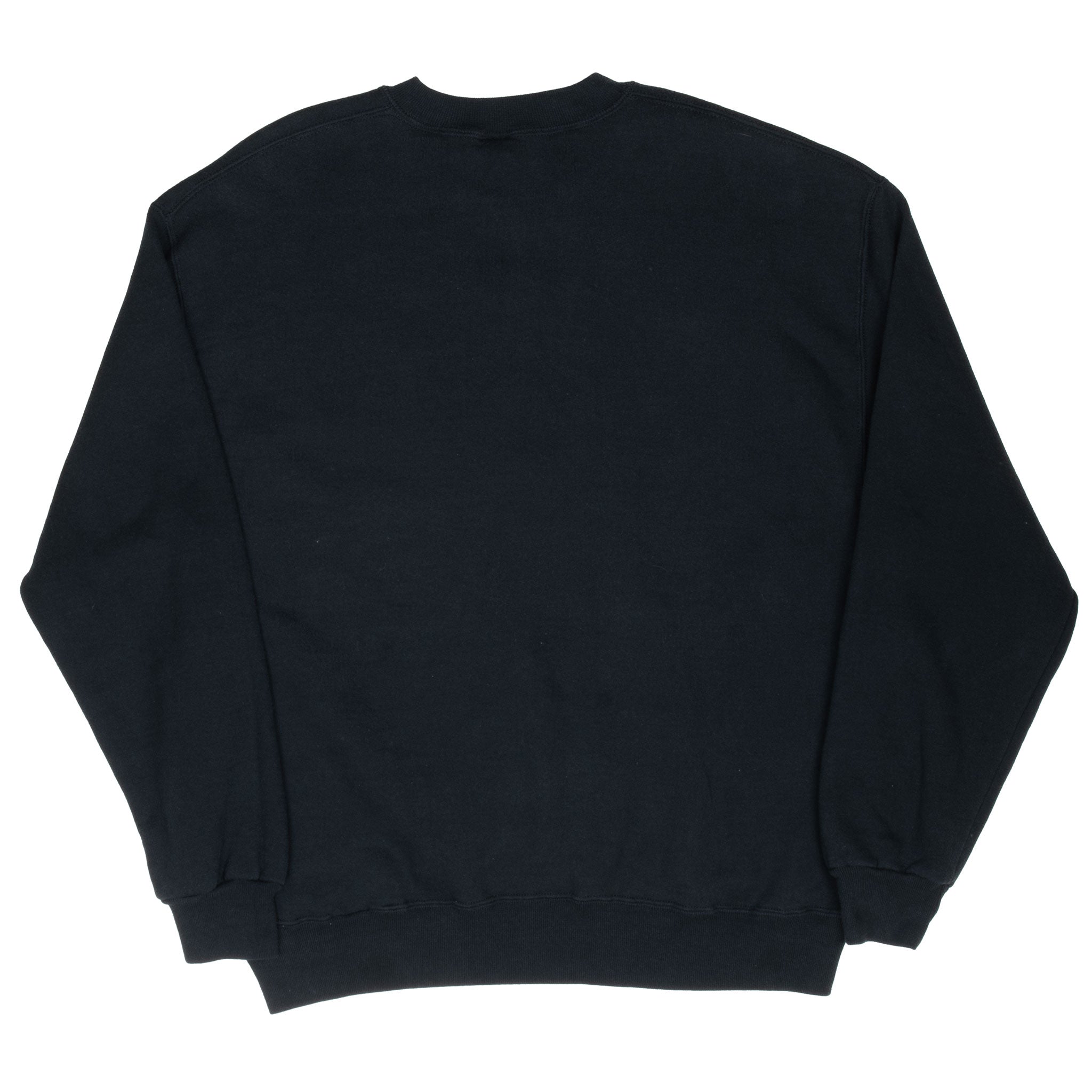 Vintage Russell Athletic Black Blank Sweatshirt 1990S Size Large Made In Usa