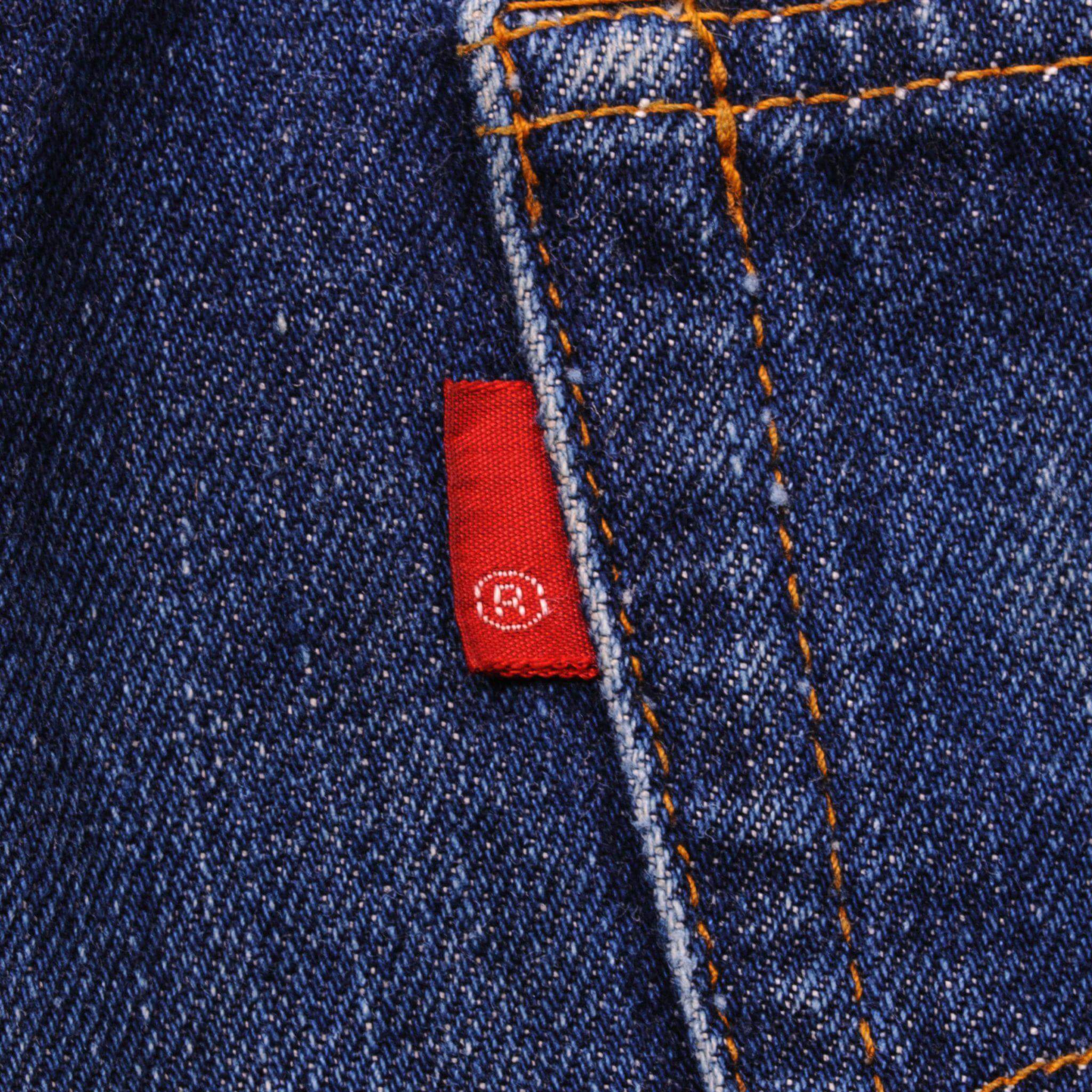 VINTAGE LEVIS 501 JEANS INDIGO SELVEDGE REDLINE SINGLE STITCH 1971-1976 SIZE W28 L30 MADE IN USA