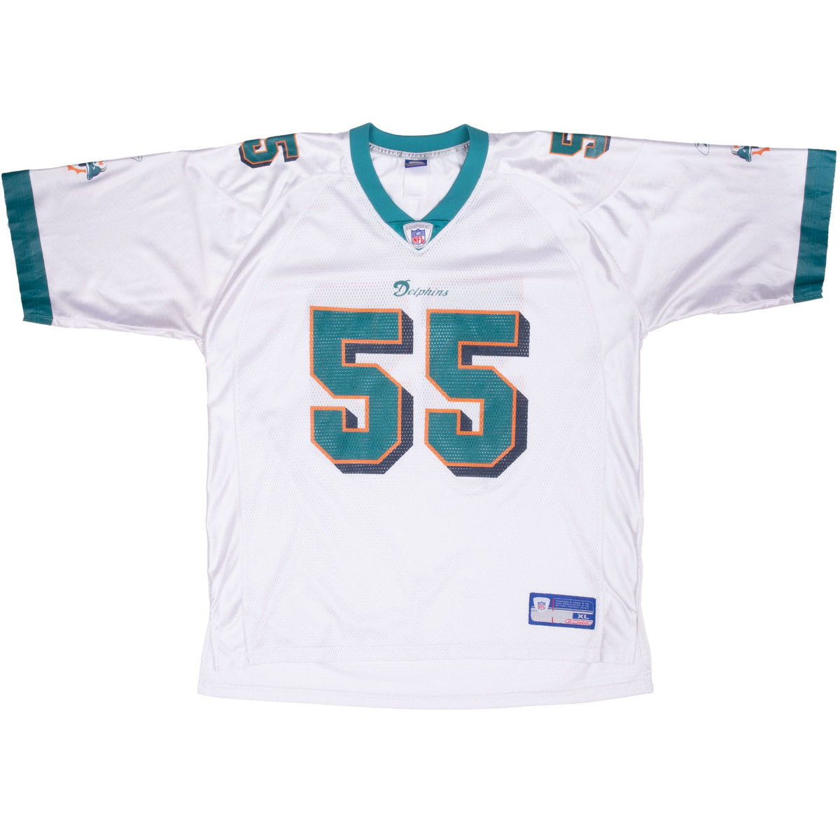 Vintage Nfl Miami Dolphins Seau #55 Reebok Jersey 2000S Size Xl