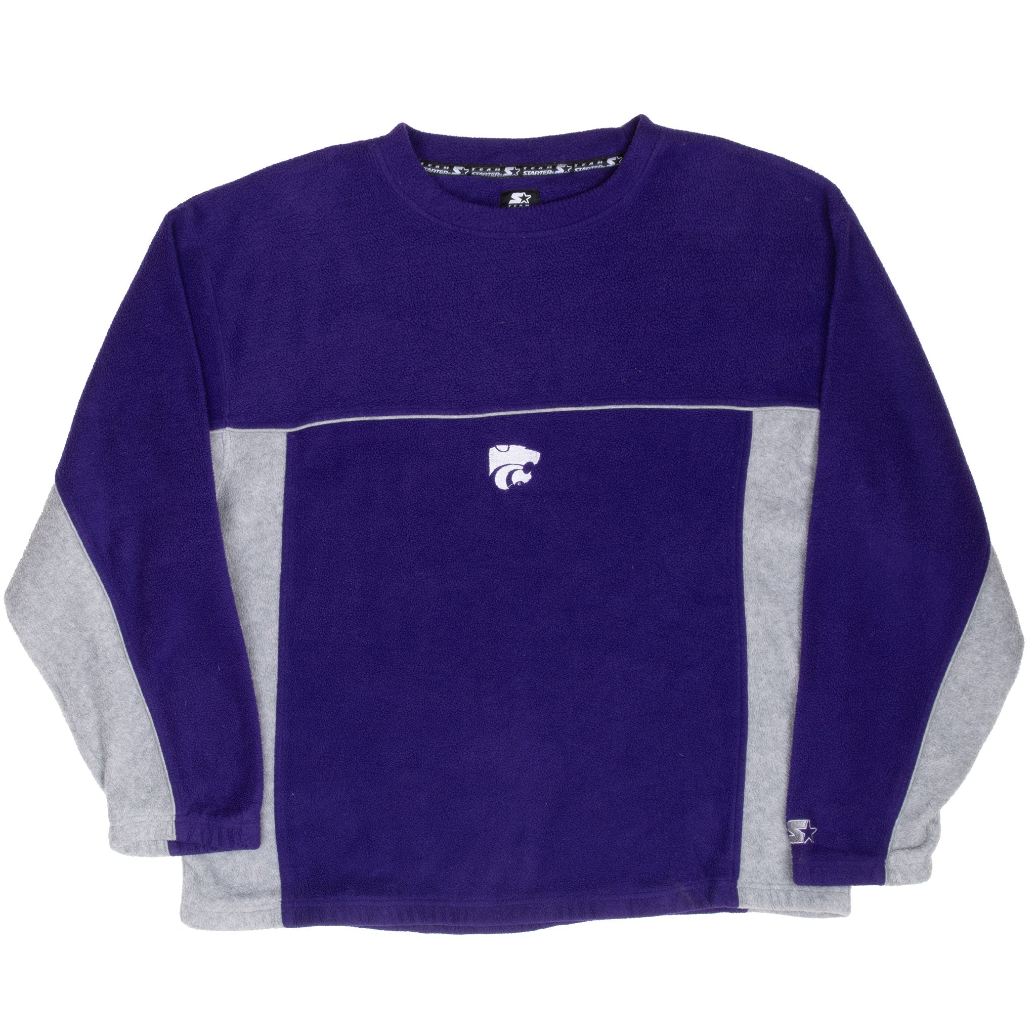 VINTAGE NCAA KANSAS STATE WILDCATS STARTER FLEECE SWEATSHIRT 2000S XL